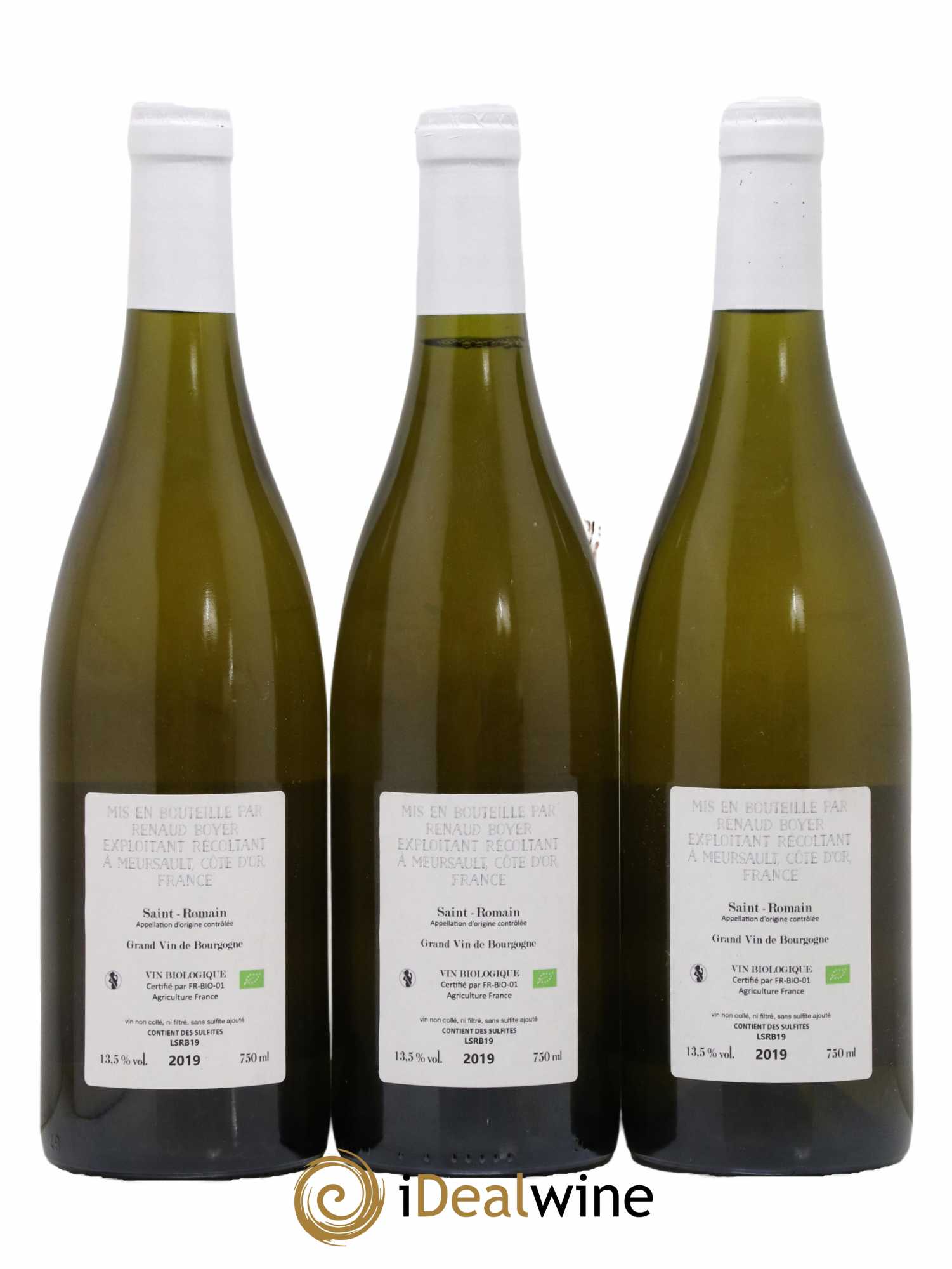 Saint-Romain Renaud Boyer 2019 - Lot de 3 bouteilles - 1