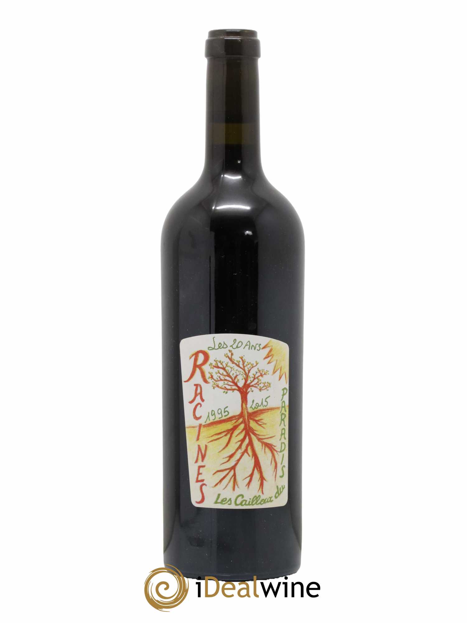 Vin de France Racines Les Cailloux du Paradis - Claude Courtois 2015 - Lot de 1 bouteille - 0