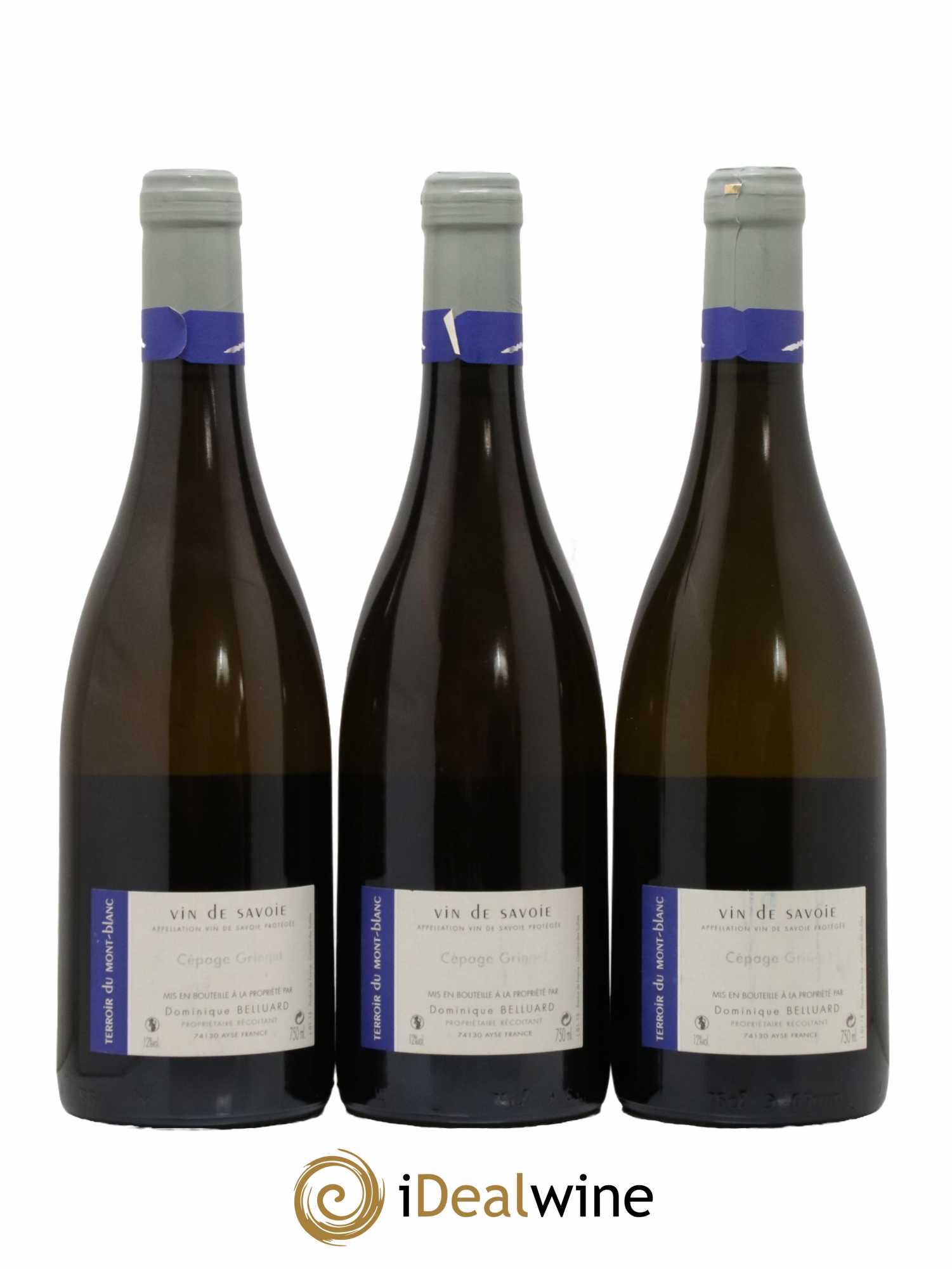 Vin de Savoie Les Alpes Domaine Belluard 2015 - Lot de 3 bouteilles - 1