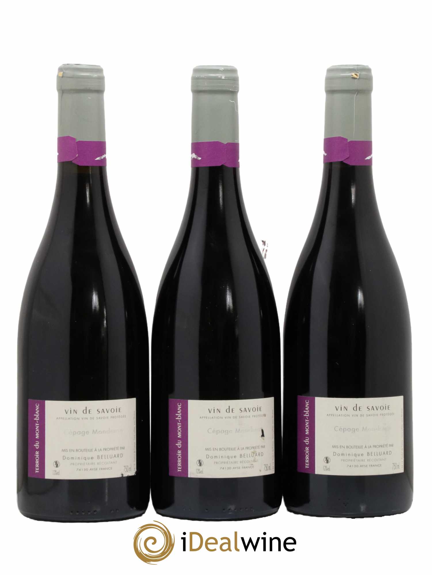 Vin de France Mondeuse Domaine Belluard 2015 - Lot de 3 bouteilles - 1