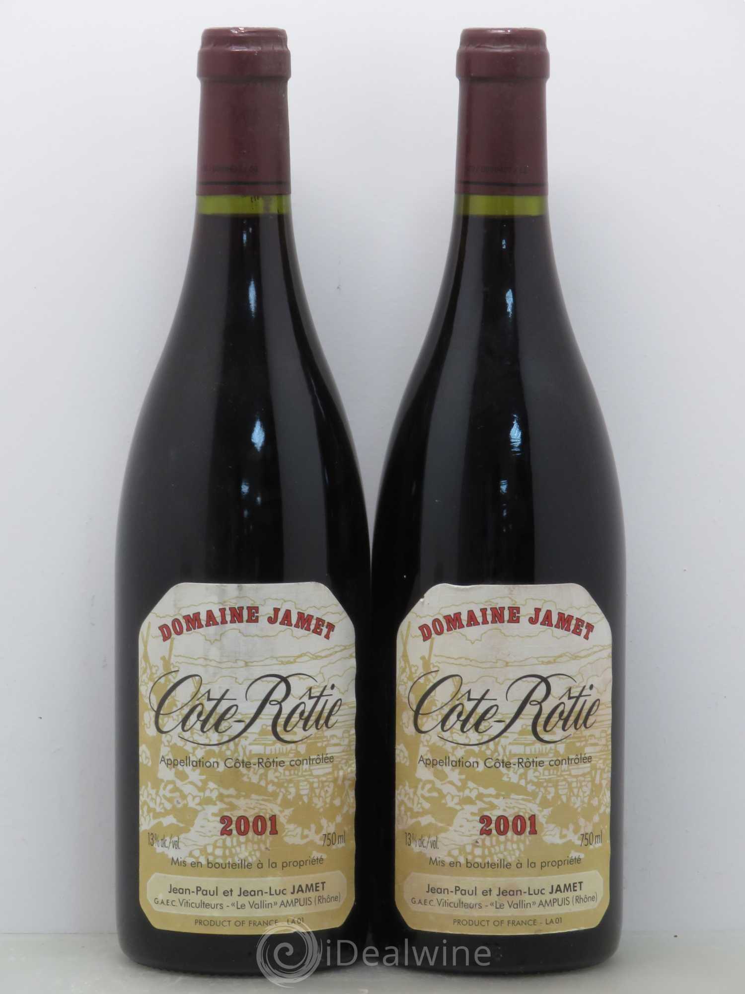 Côte-Rôtie Jamet (Domaine) 2001 - Lot de 2 bouteilles - 0