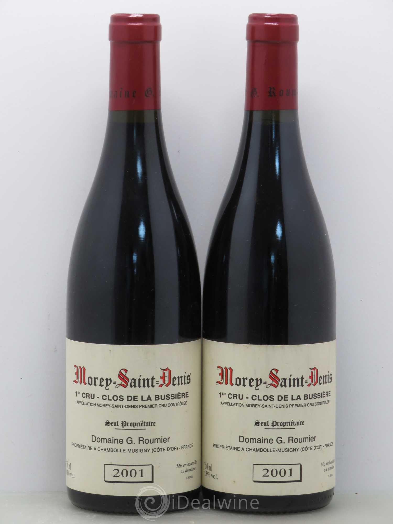Morey-Saint-Denis 1er Cru Clos de la Bussière Georges Roumier (Domaine) 2001 - Lot de 2 bouteilles - 0