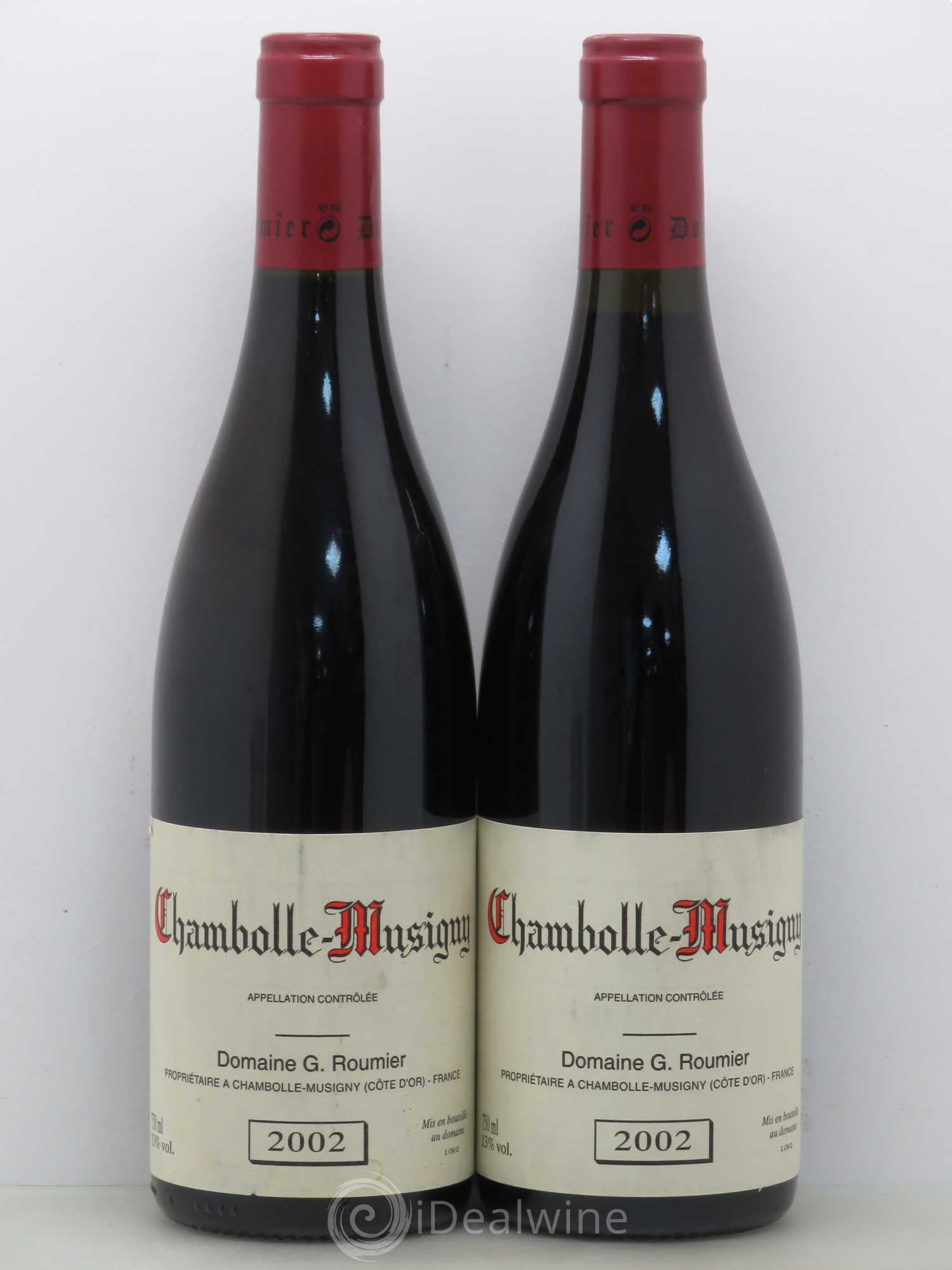 Chambolle-Musigny Georges Roumier (Domaine) 2002 - Lot de 2 bouteilles - 0
