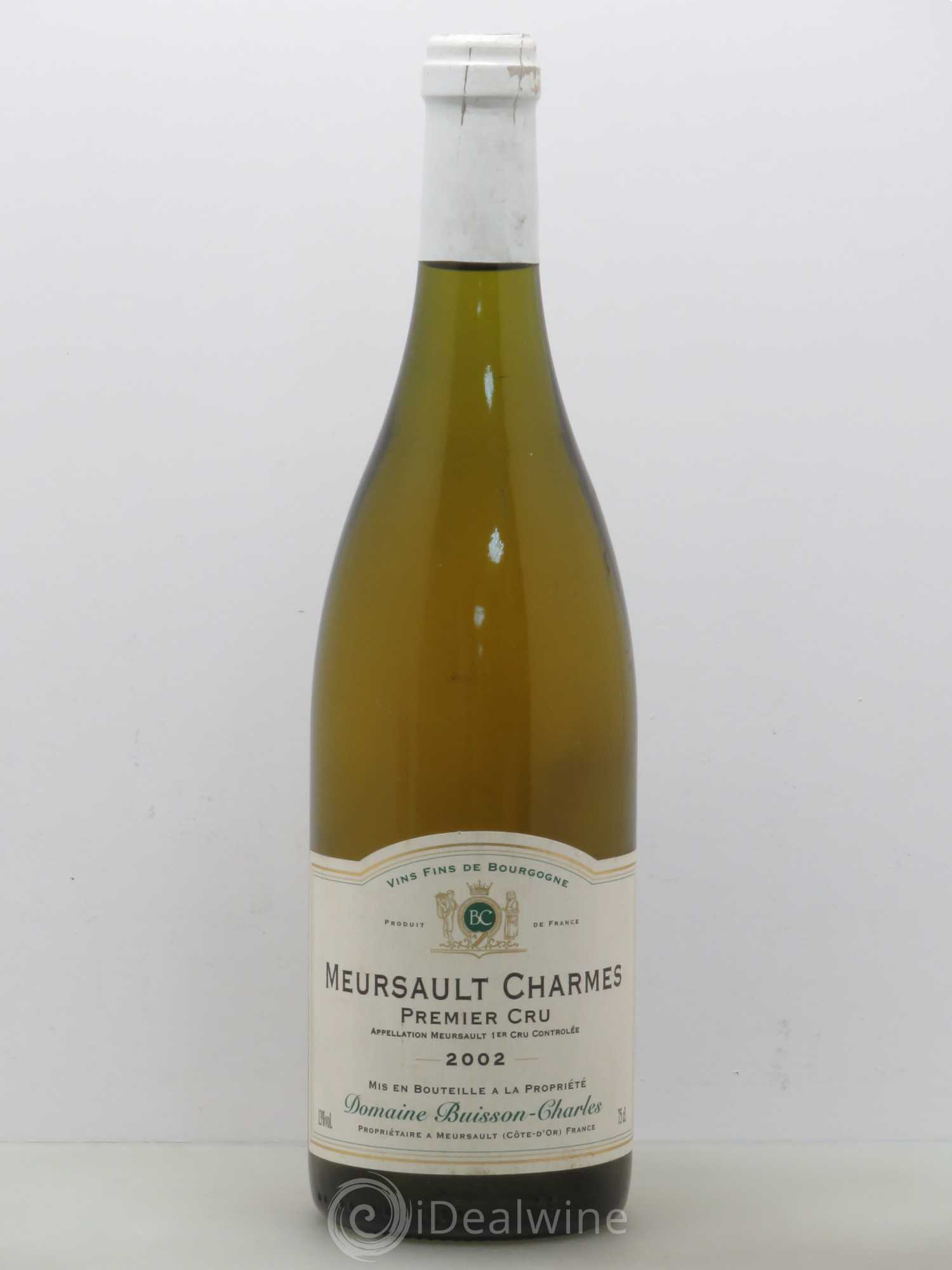 Meursault 1er Cru Les Charmes Buissons Charles 2002 - Posten von 1 Flasche - 0
