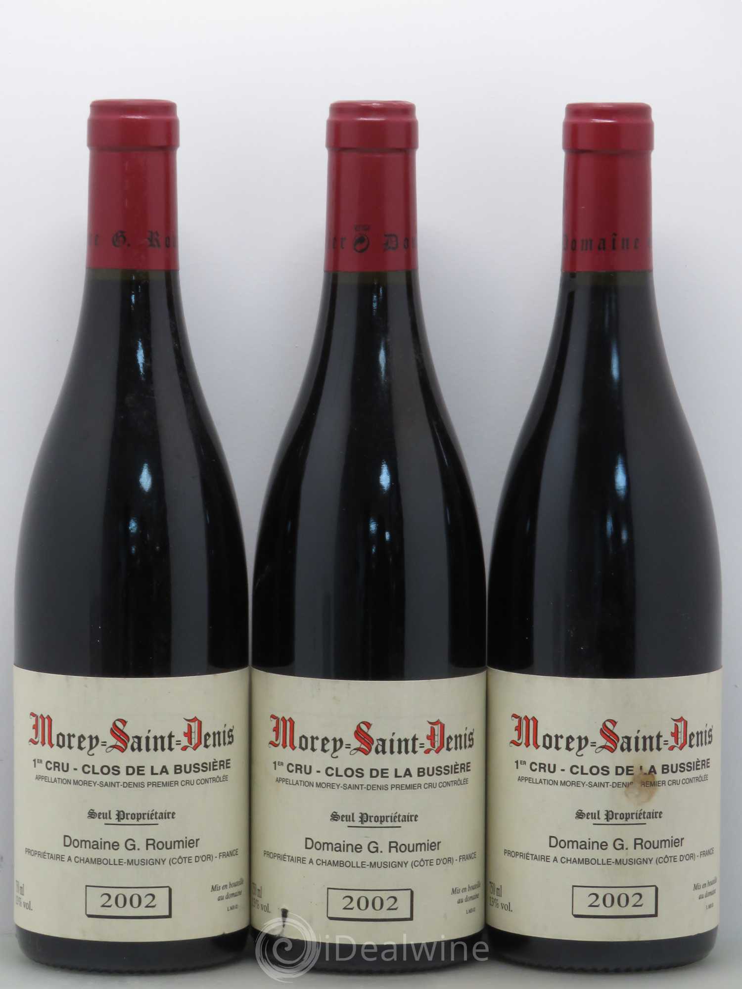 Morey-Saint-Denis 1er Cru Clos de la Bussière Georges Roumier (Domaine) 2002 - Lot de 3 bouteilles - 0