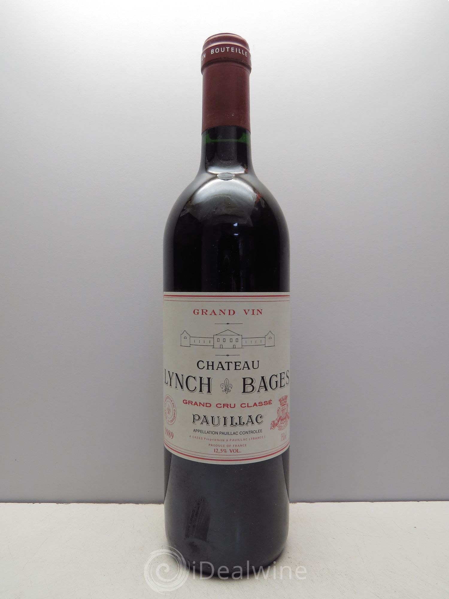 Château Lynch Bages 5ème Grand Cru Classé 1989 - Lot de 1 bouteille - 0