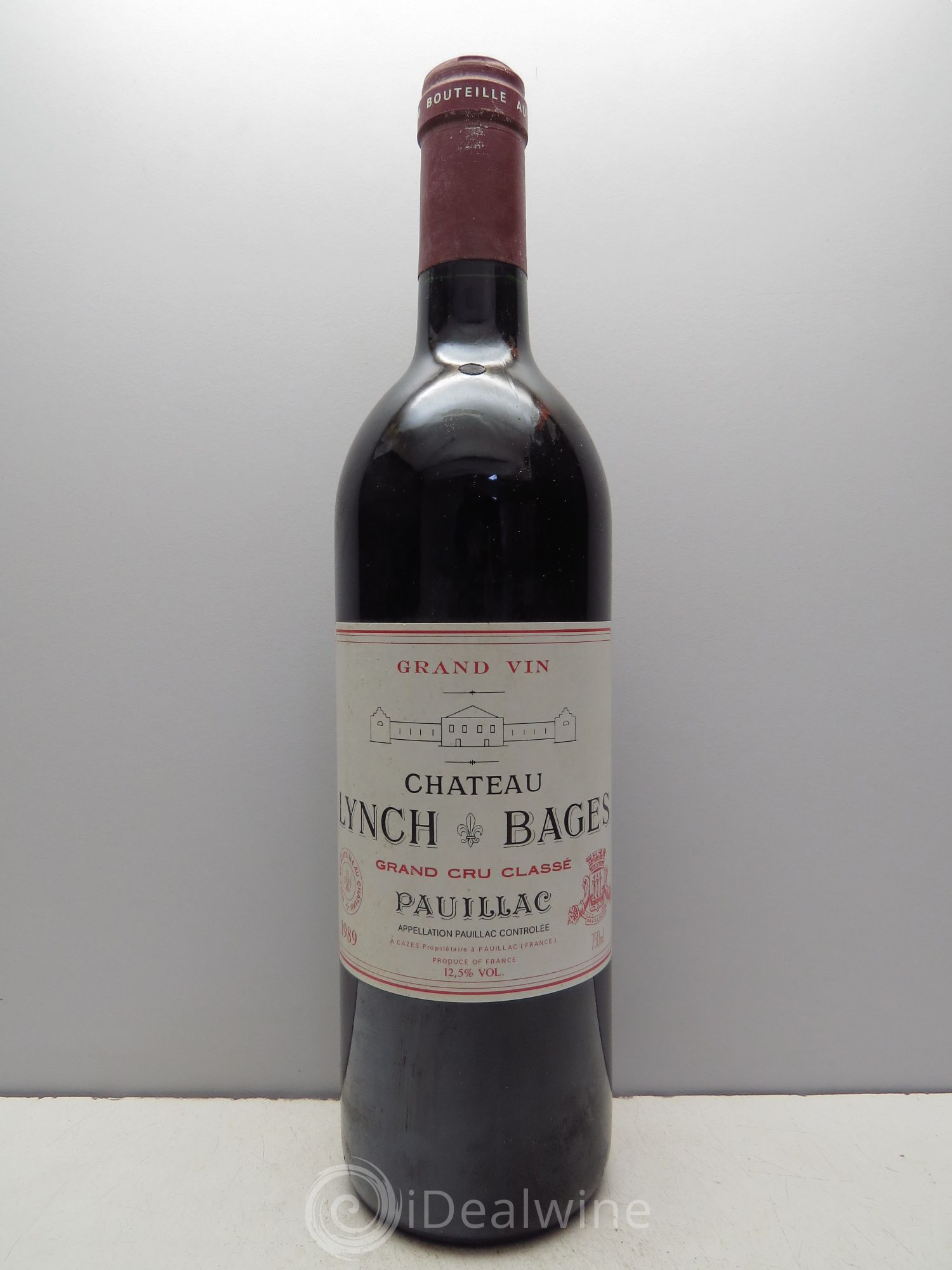 Château Lynch Bages 5ème Grand Cru Classé 1989 - Lot de 1 bouteille - 0