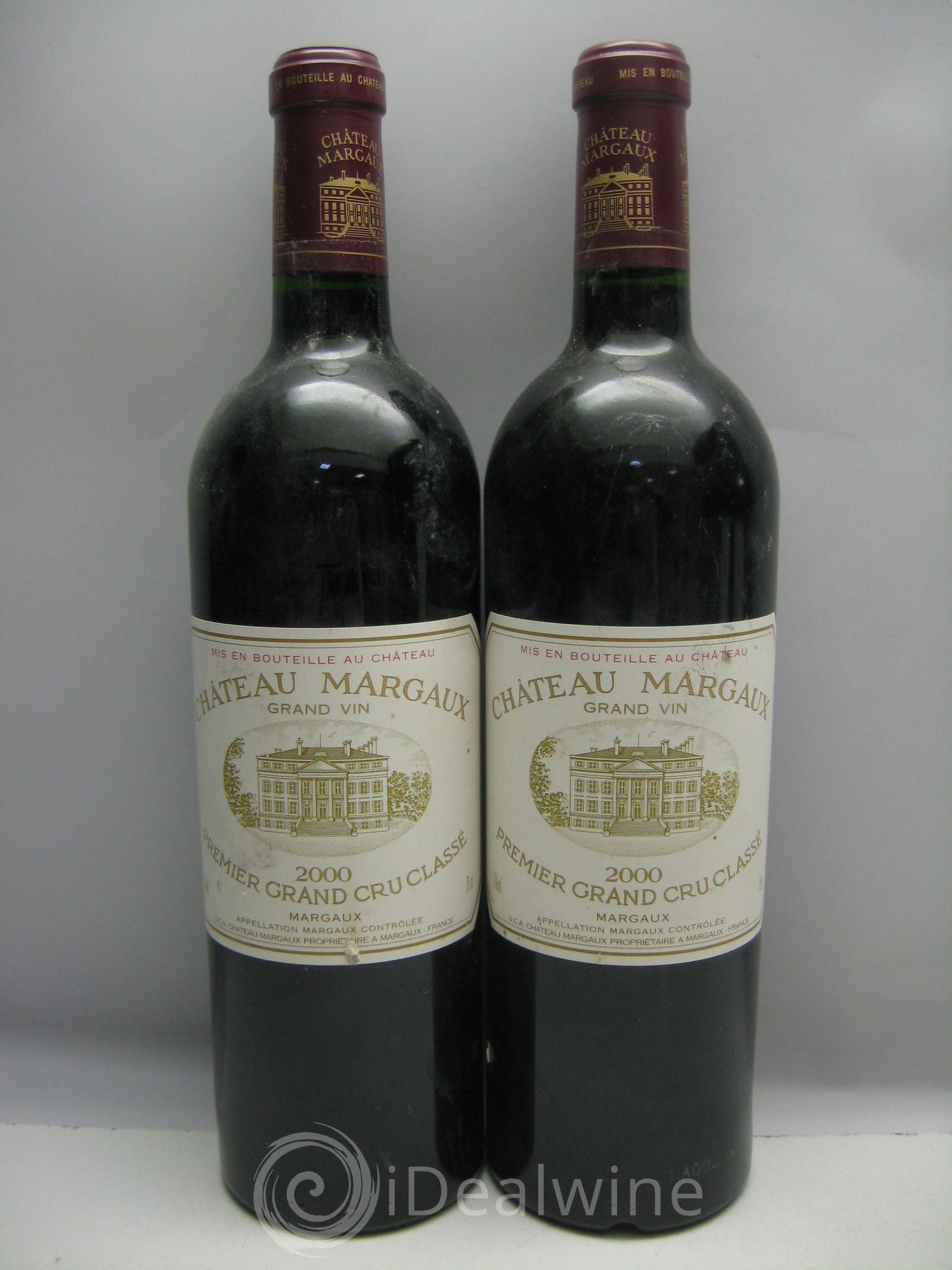 Château Margaux 1er Grand Cru Classé 2000 - Lot de 6 bouteilles - 1