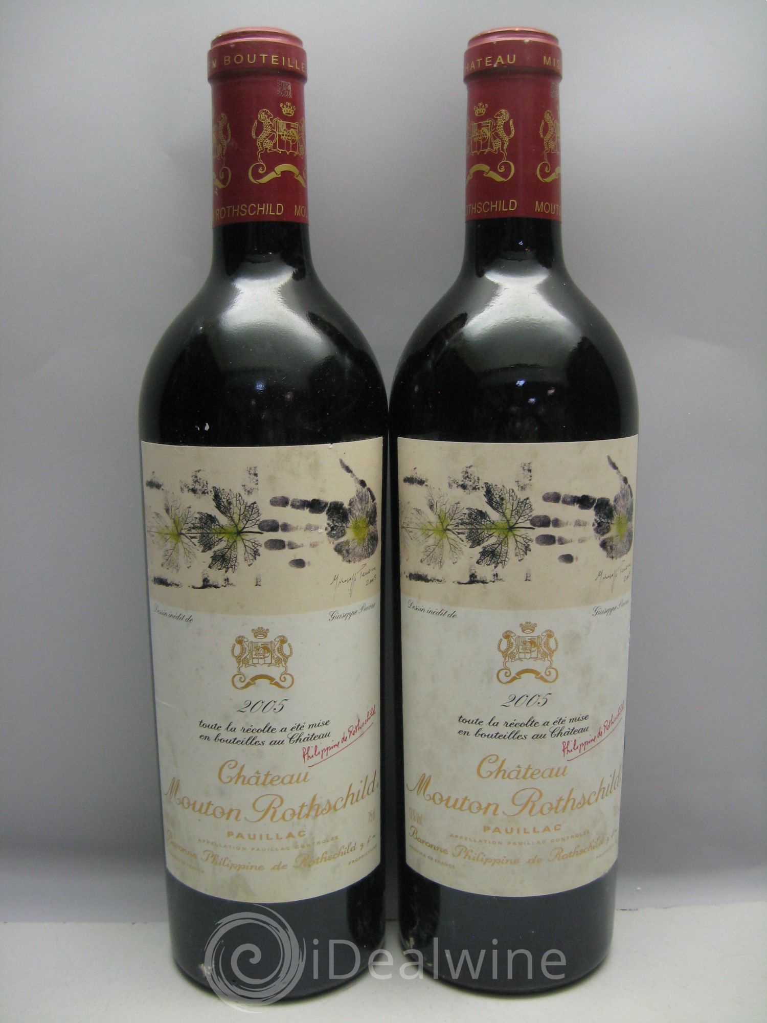 Château Mouton Rothschild 1er Grand Cru Classé 2005 - Lot de 6 bouteilles - 2