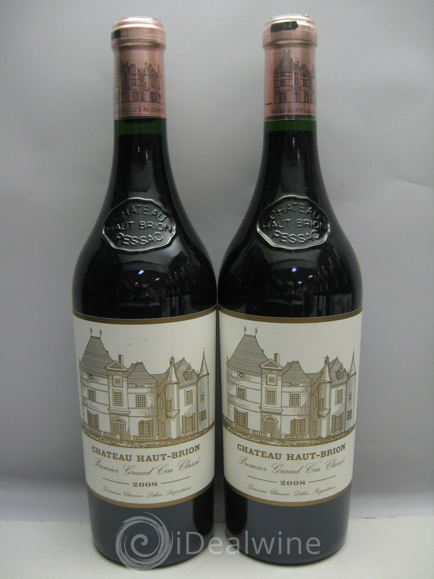 Château Haut Brion 1er Grand Cru Classé 2008 - Lot de 12 bouteilles - 0