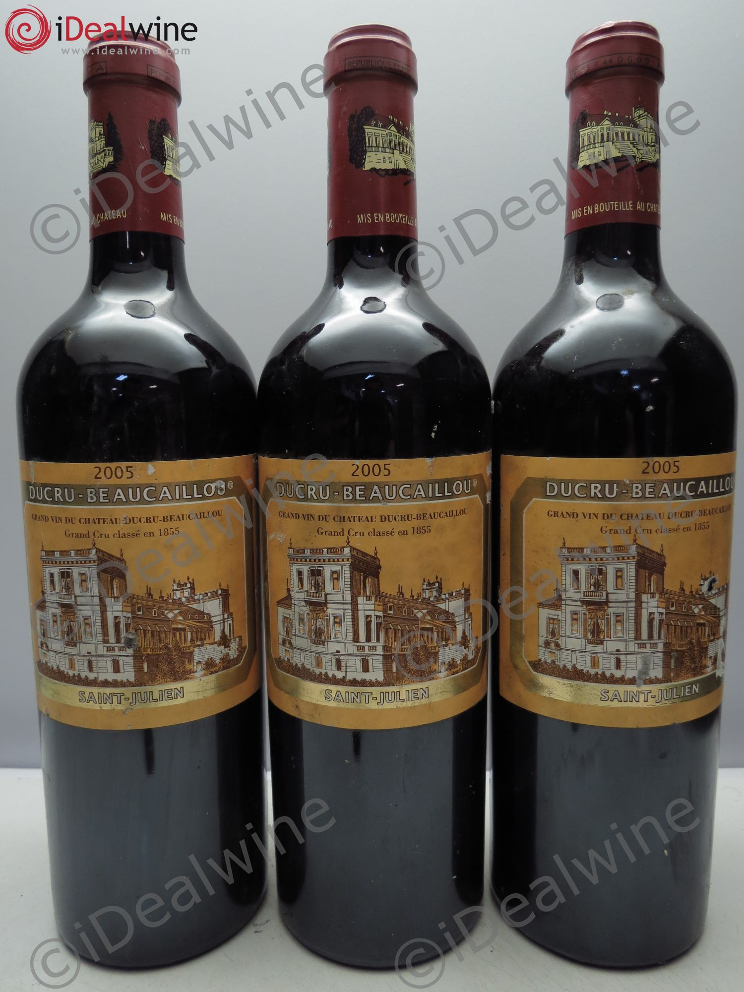 Château Ducru Beaucaillou 2ème Grand Cru Classé 2005 - Lot de 3 bouteilles - 0