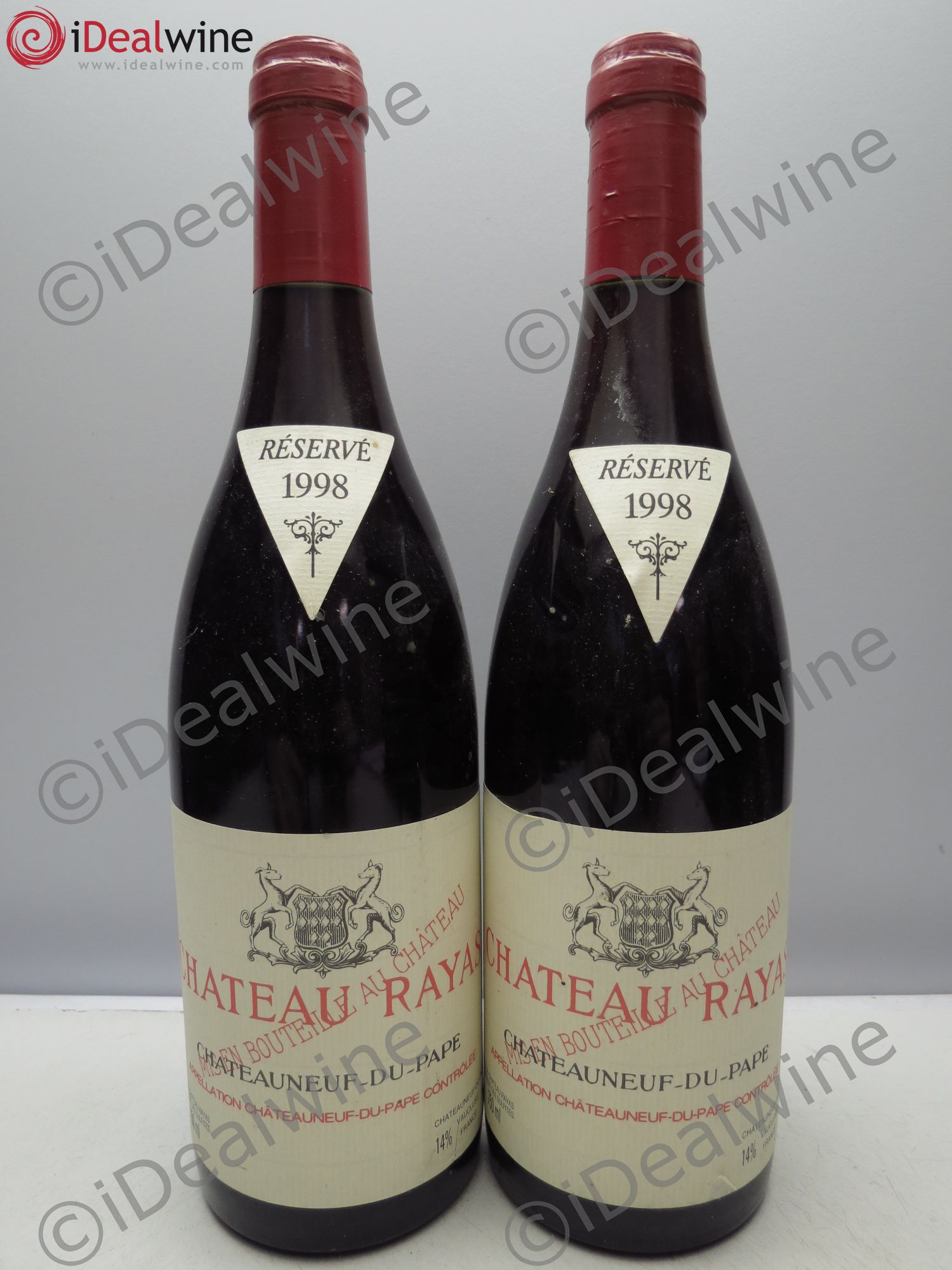 Châteauneuf-du-Pape Château Rayas Emmanuel Reynaud 1998 - Lot de 2 bouteilles - 0
