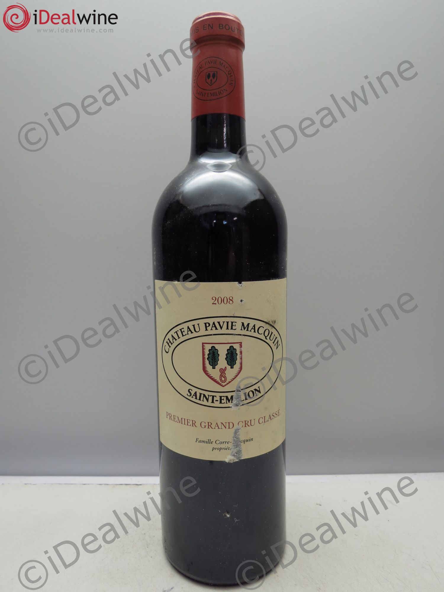 Château Pavie Macquin 1er Grand Cru Classé B 2008 - Lot de 12 bouteilles - 0