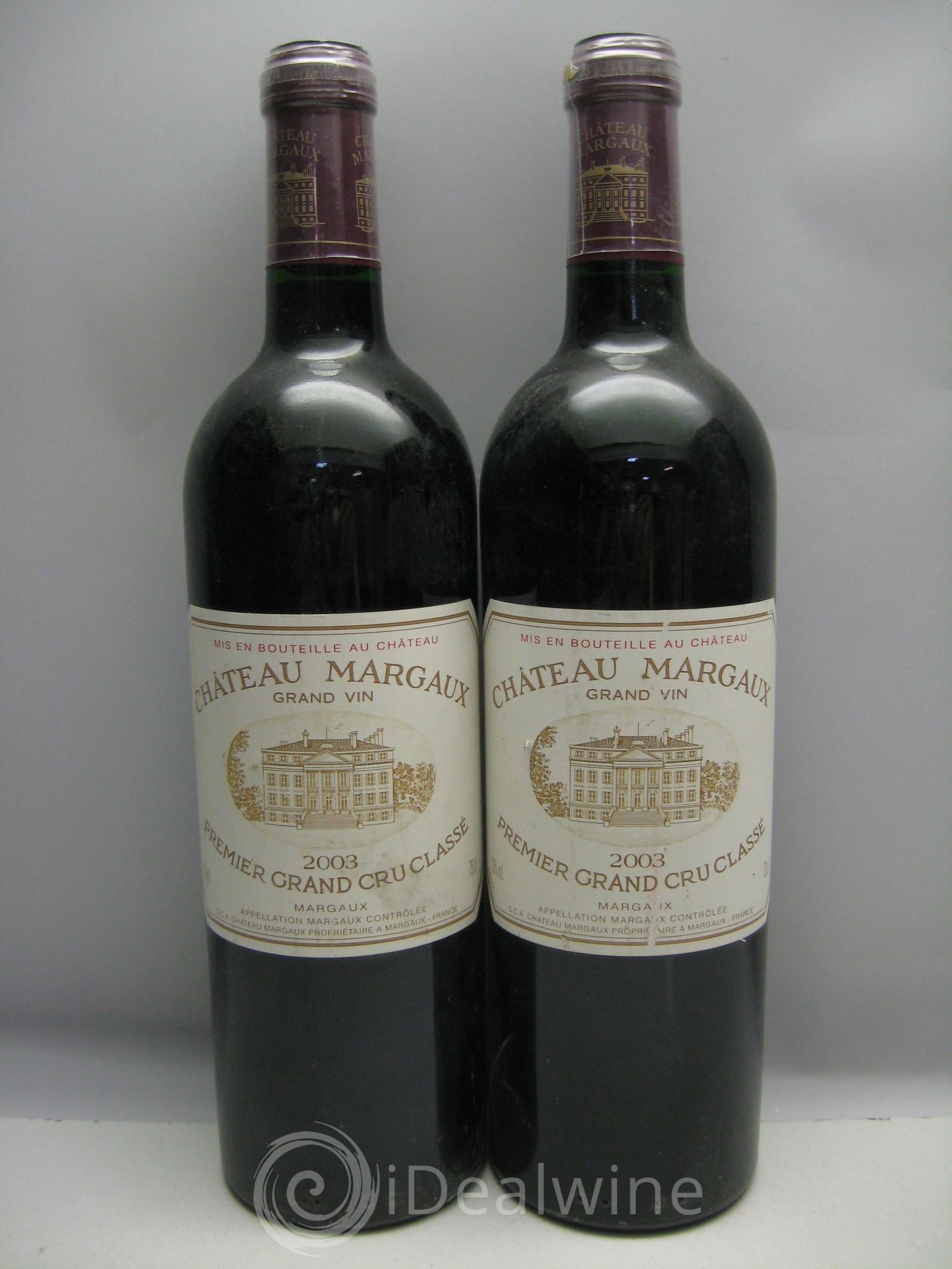 Château Margaux 1er Grand Cru Classé 2003 - Lot de 6 bouteilles - 2