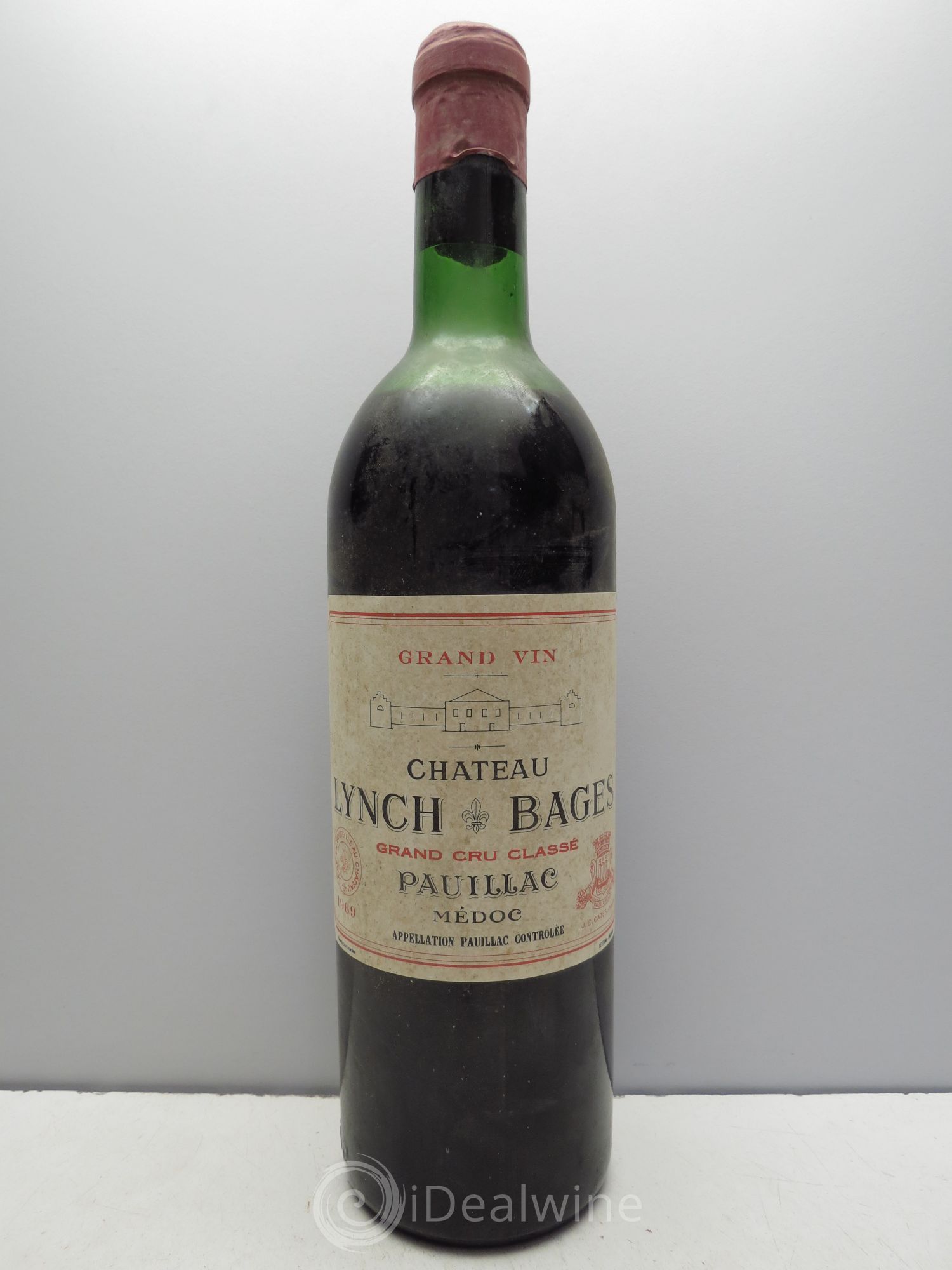 Château Lynch Bages 5ème Grand Cru Classé 1969 - Lot de 1 bouteille - 0