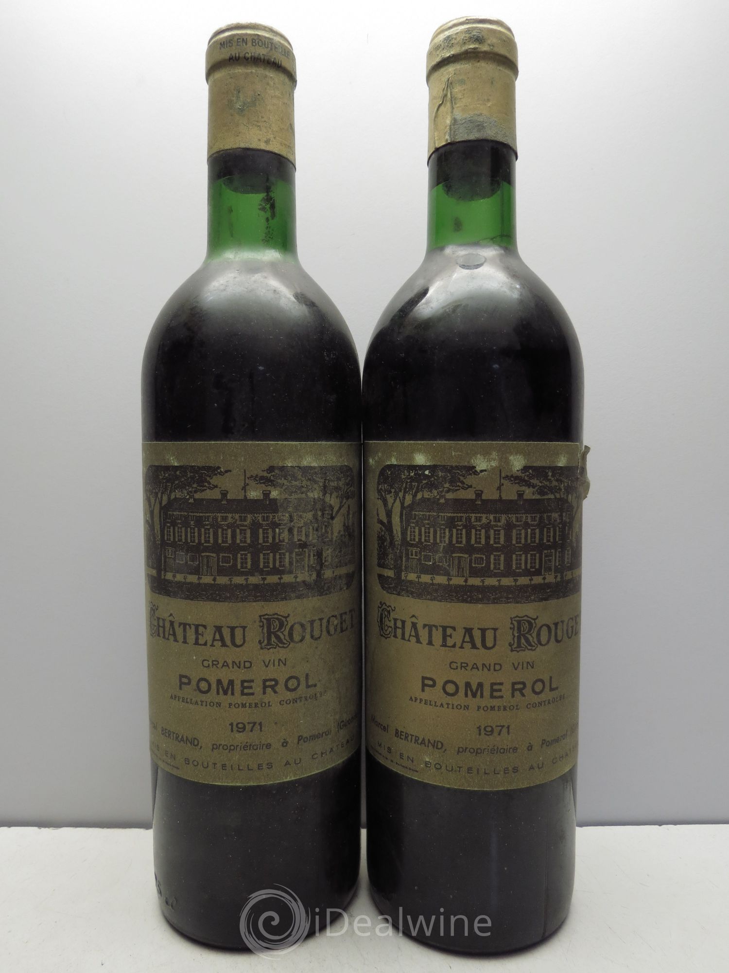 Château Rouget 1971 - Lot of 2 bottles - 0