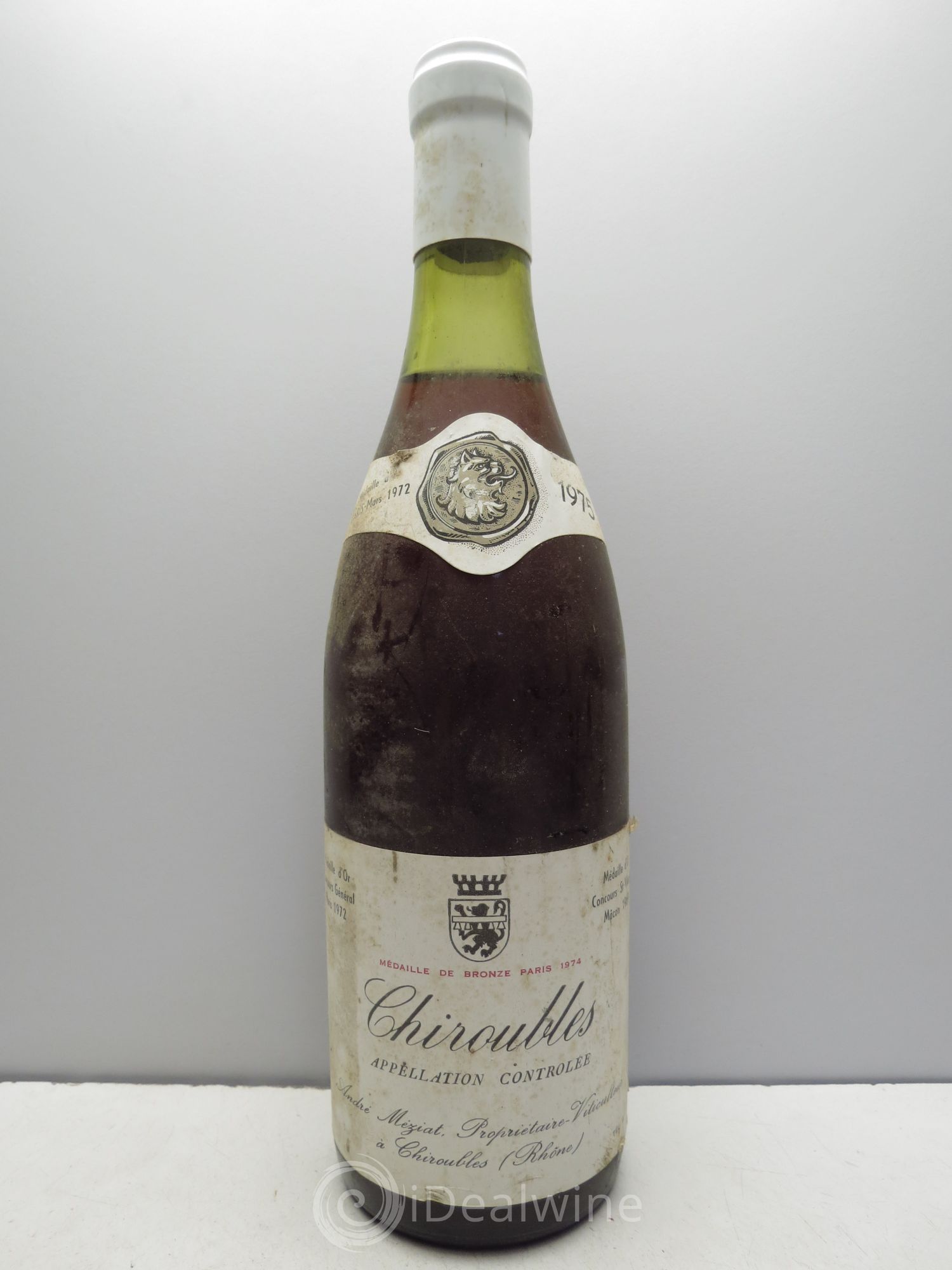 Chiroubles André Méziat 1975 - Posten von 1 Flasche - 0