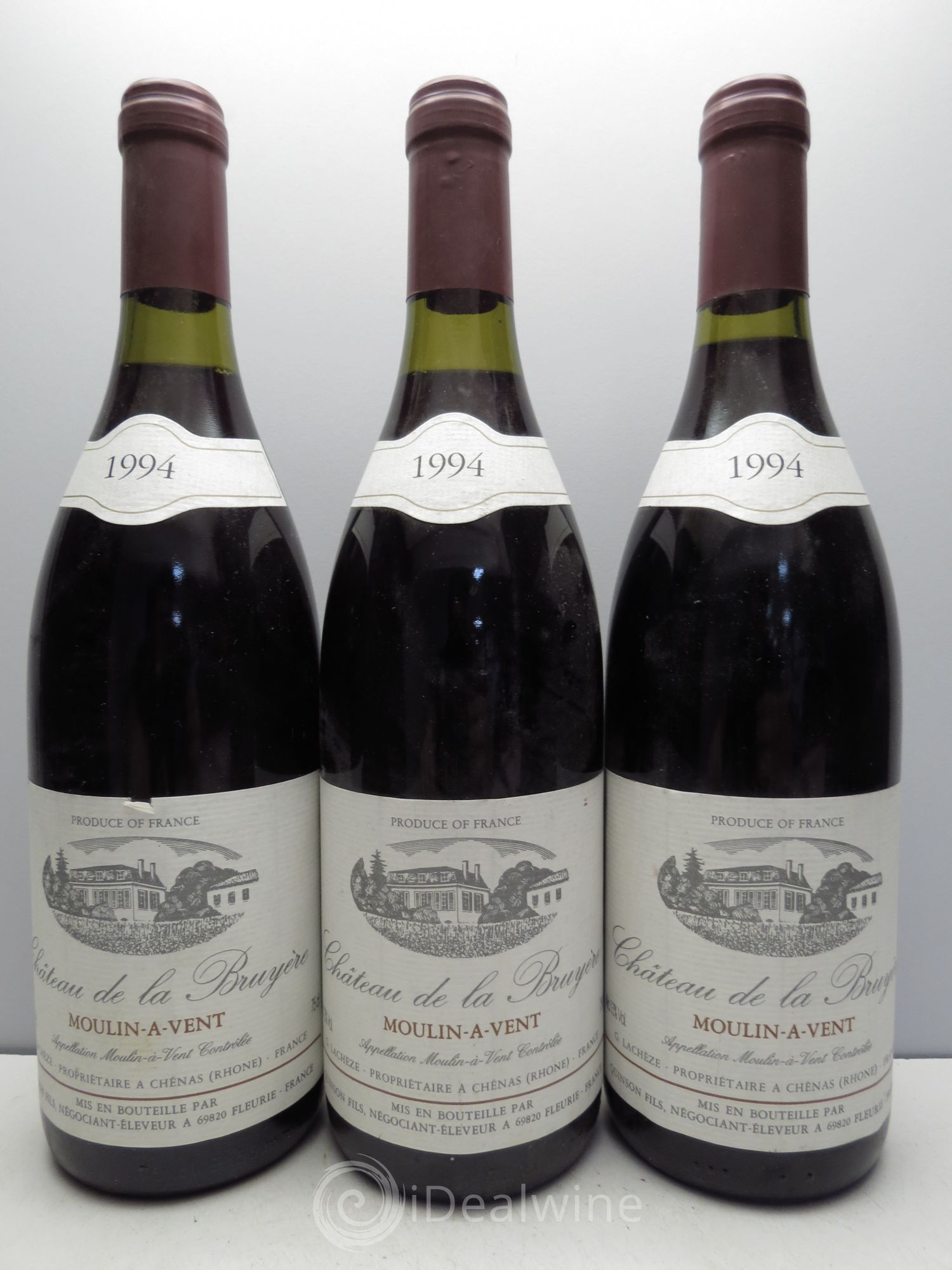 Moulin-à-Vent 1994 - Lot de 3 bouteilles - 0