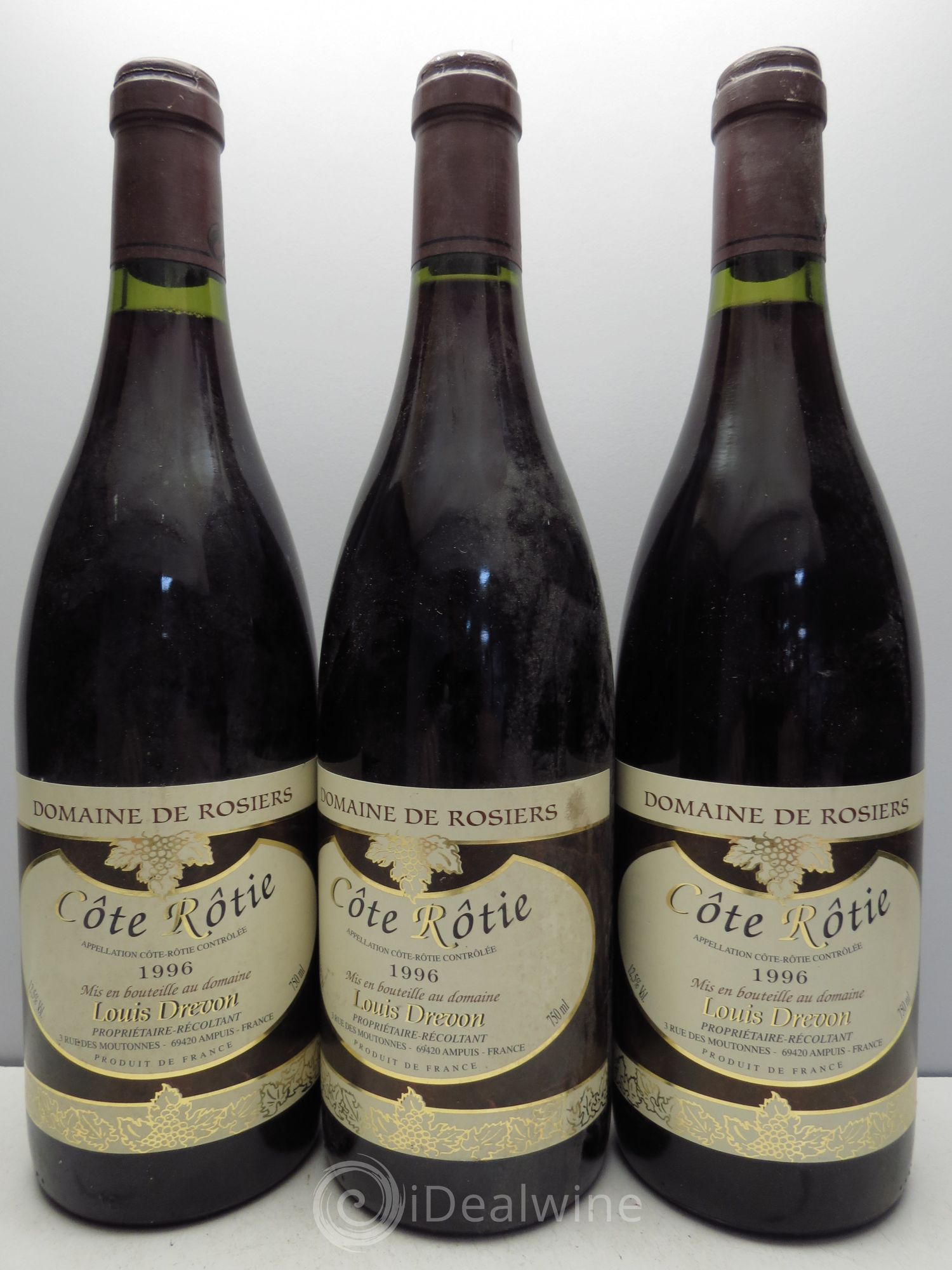 Côte-Rôtie 1996 - Lot de 3 bouteilles - 0