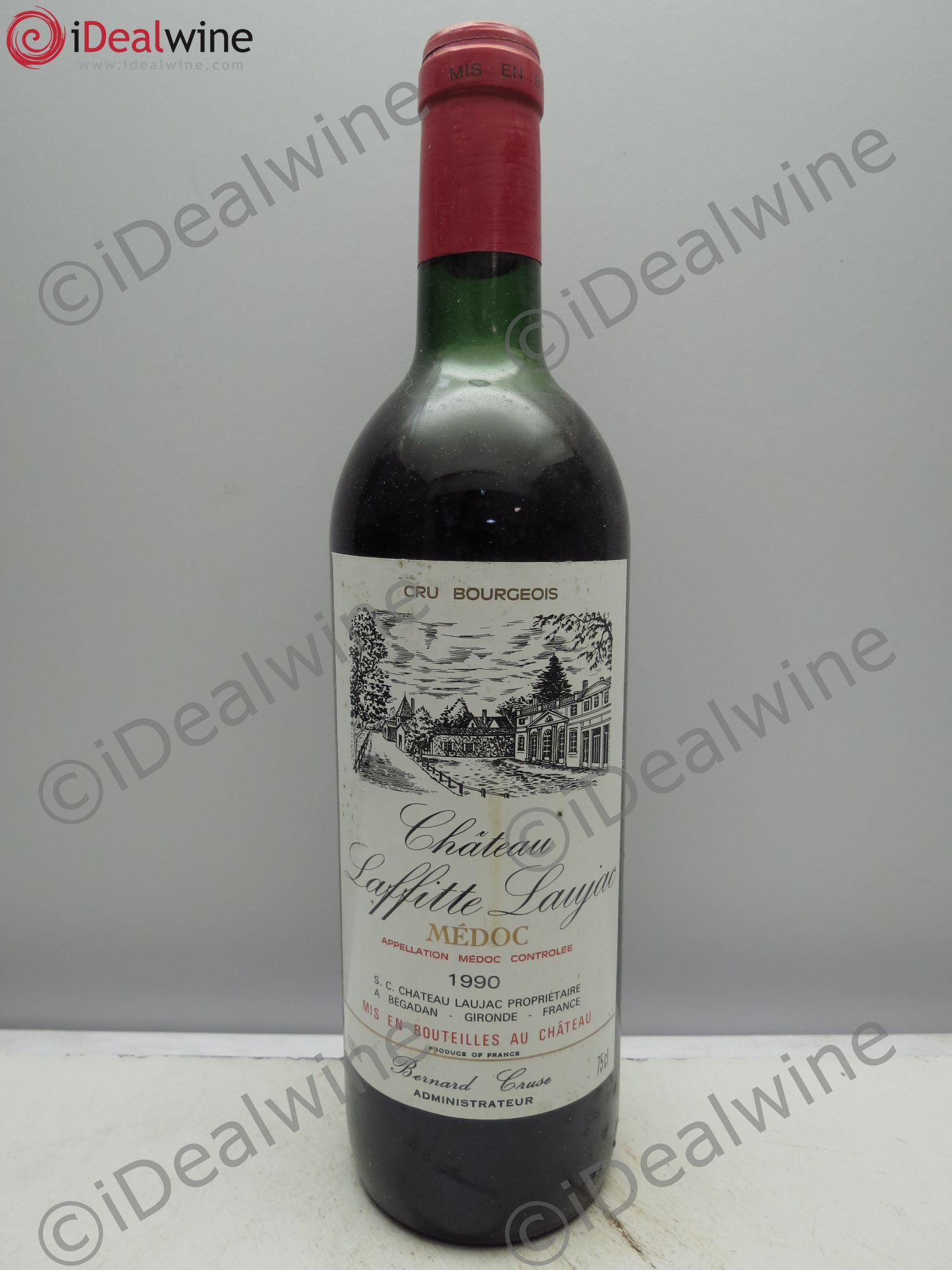 Bordeaux Laffite Laujac Listrac Médoc 1990 - Posten von 6 Flaschen - 0