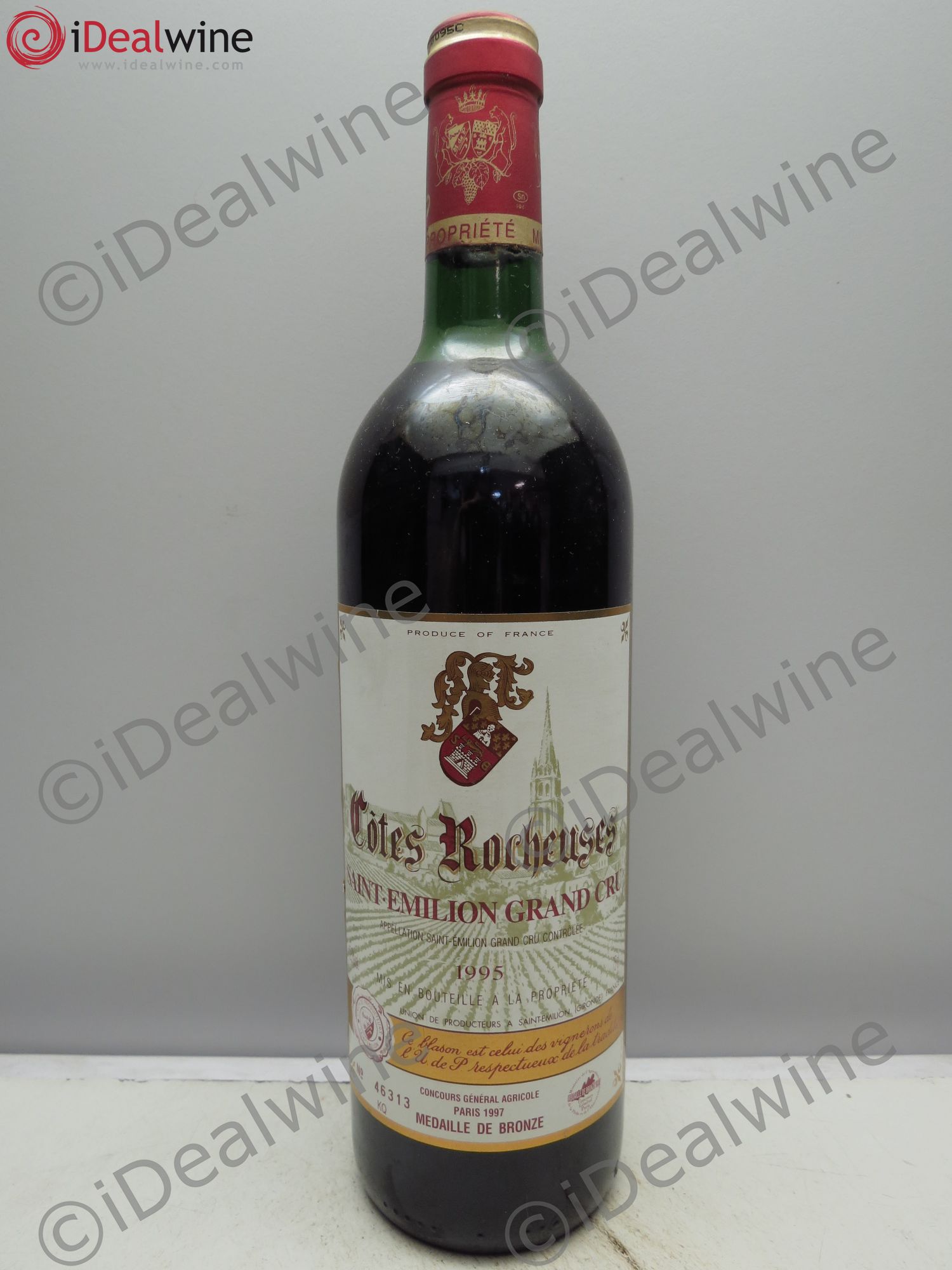 Bordeaux Côtes Rocheuses Saint Emilion 1995 - Posten von 6 Flaschen - 0