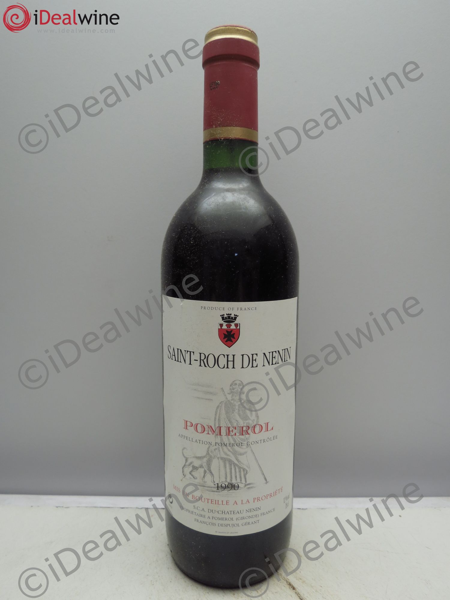 Bordeaux Saint Roch de Nenin Pomerol 1990 - Lot de 12 bouteilles - 0