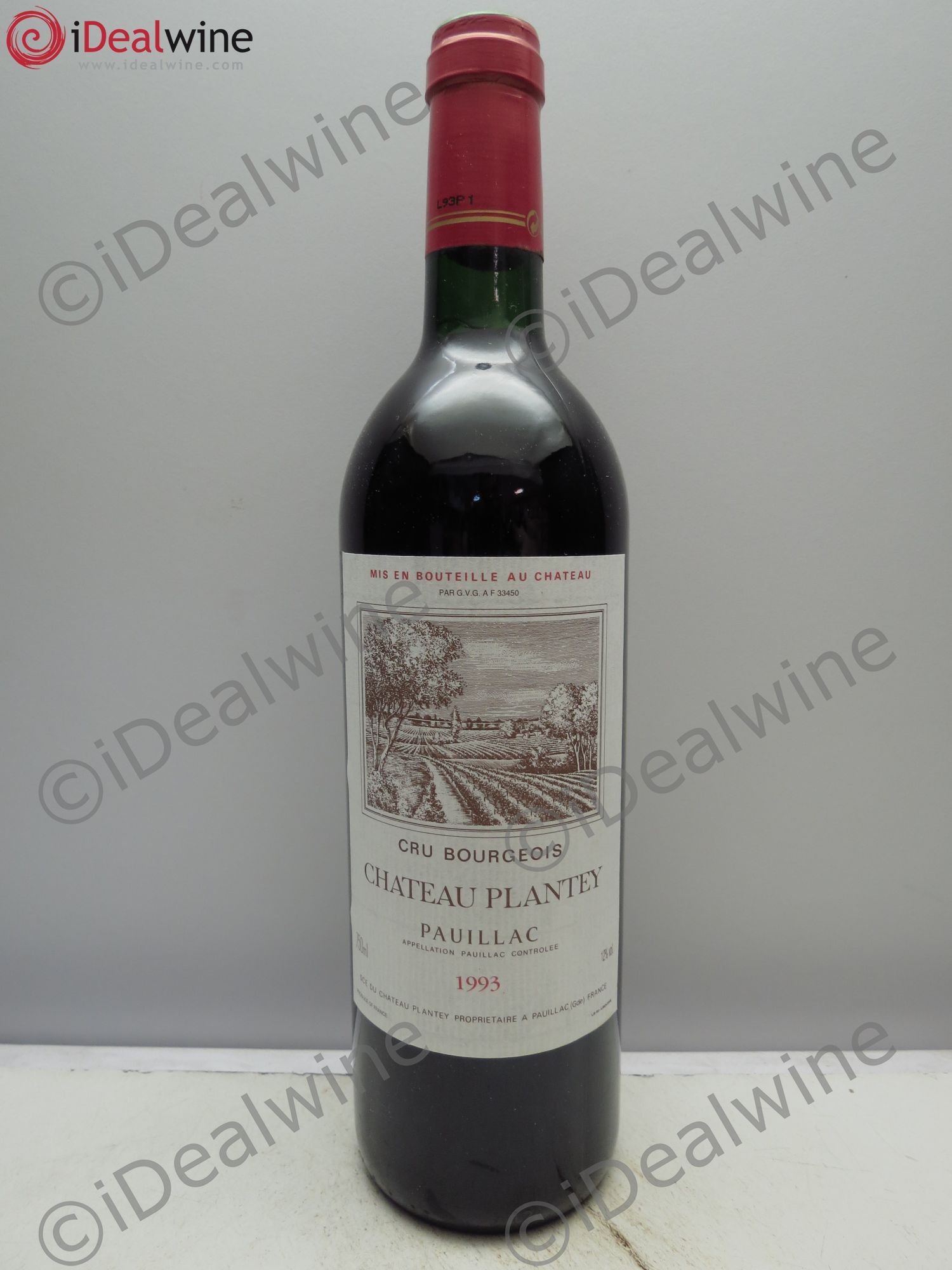 Château Plantey Cru Bourgeois 1993 - Lot de 6 bouteilles - 0