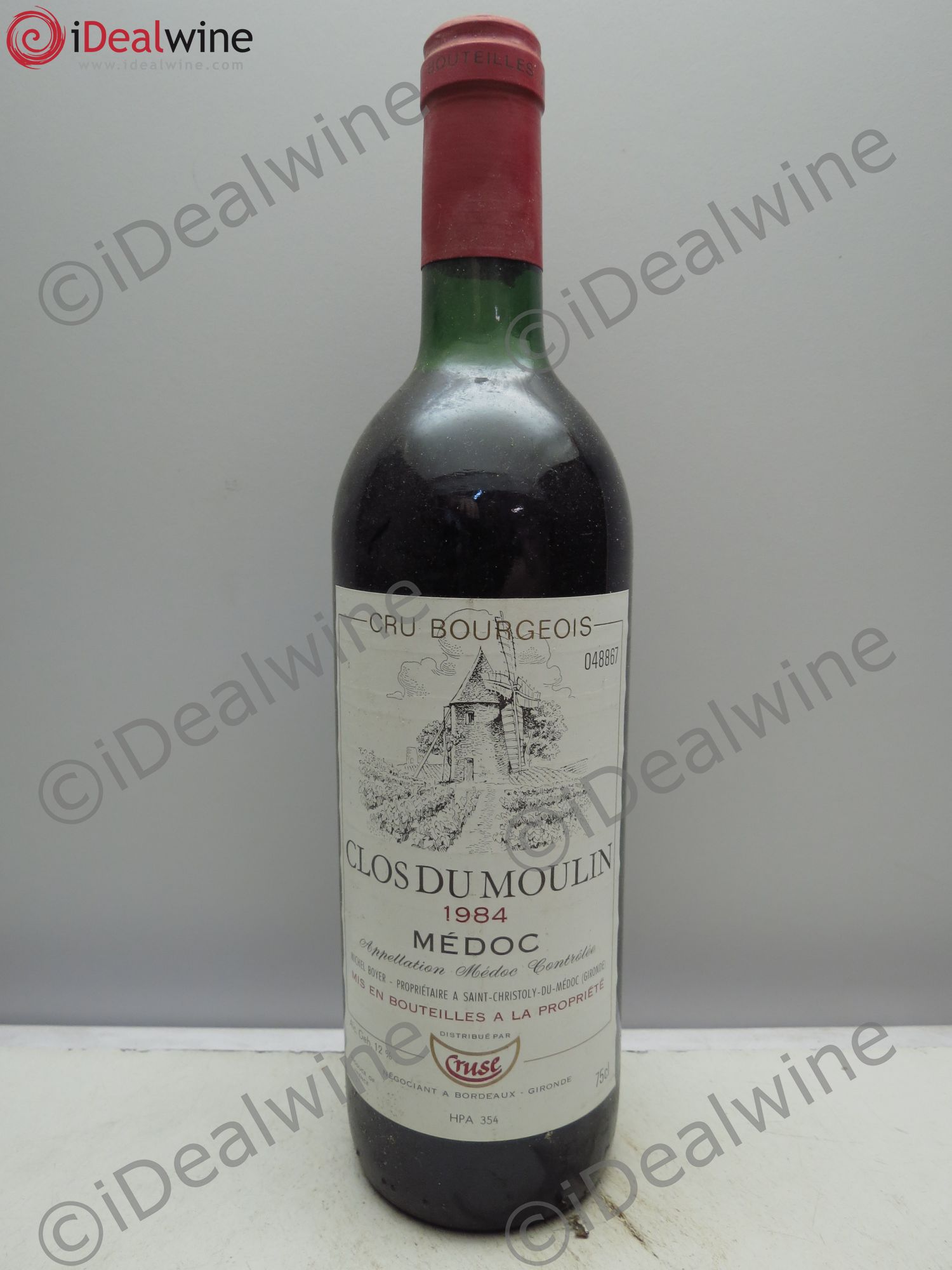 Bordeaux Clos du Moulin 1984 - Posten von 6 Flaschen - 0