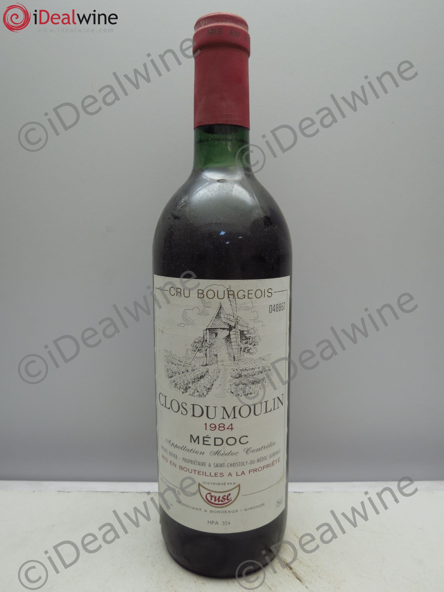 Bordeaux Clos du Moulin 1984 - Posten von 1 Flasche - 0
