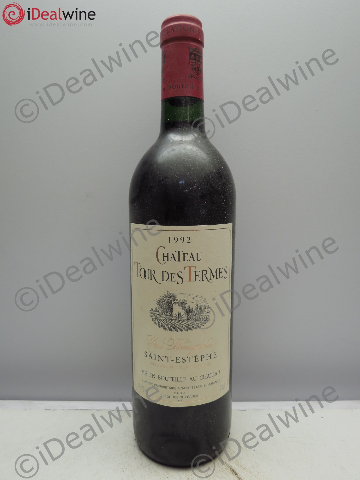 Château Tour des Termes Cru Bourgeois 1992 - Lot de 1 bouteille - 0