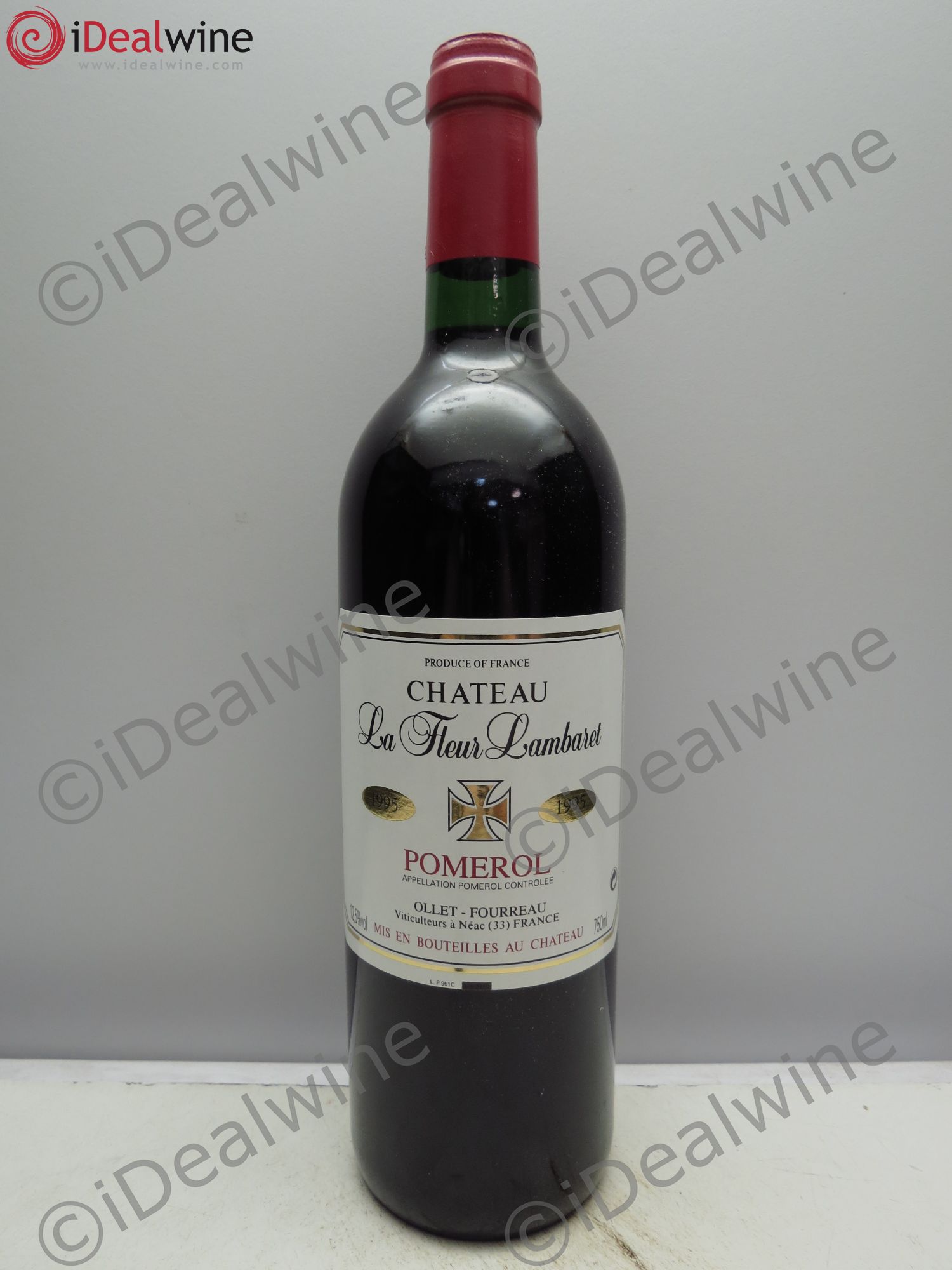 Bordeaux la Fleur Lambaret 1995 - Posten von 12 Flaschen - 0