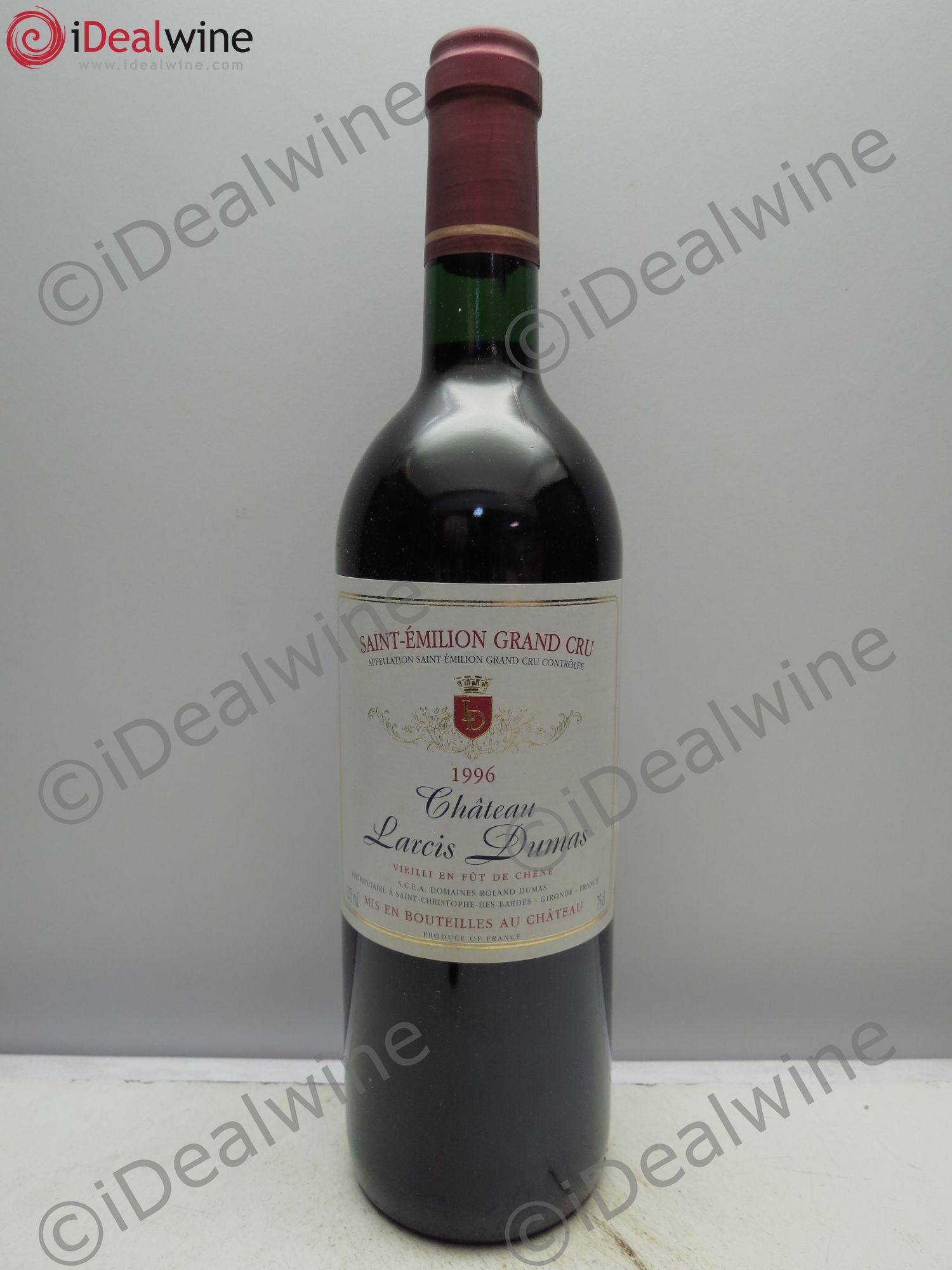Bordeaux Larcis Dumas 1996 - Lot de 6 bouteilles - 0
