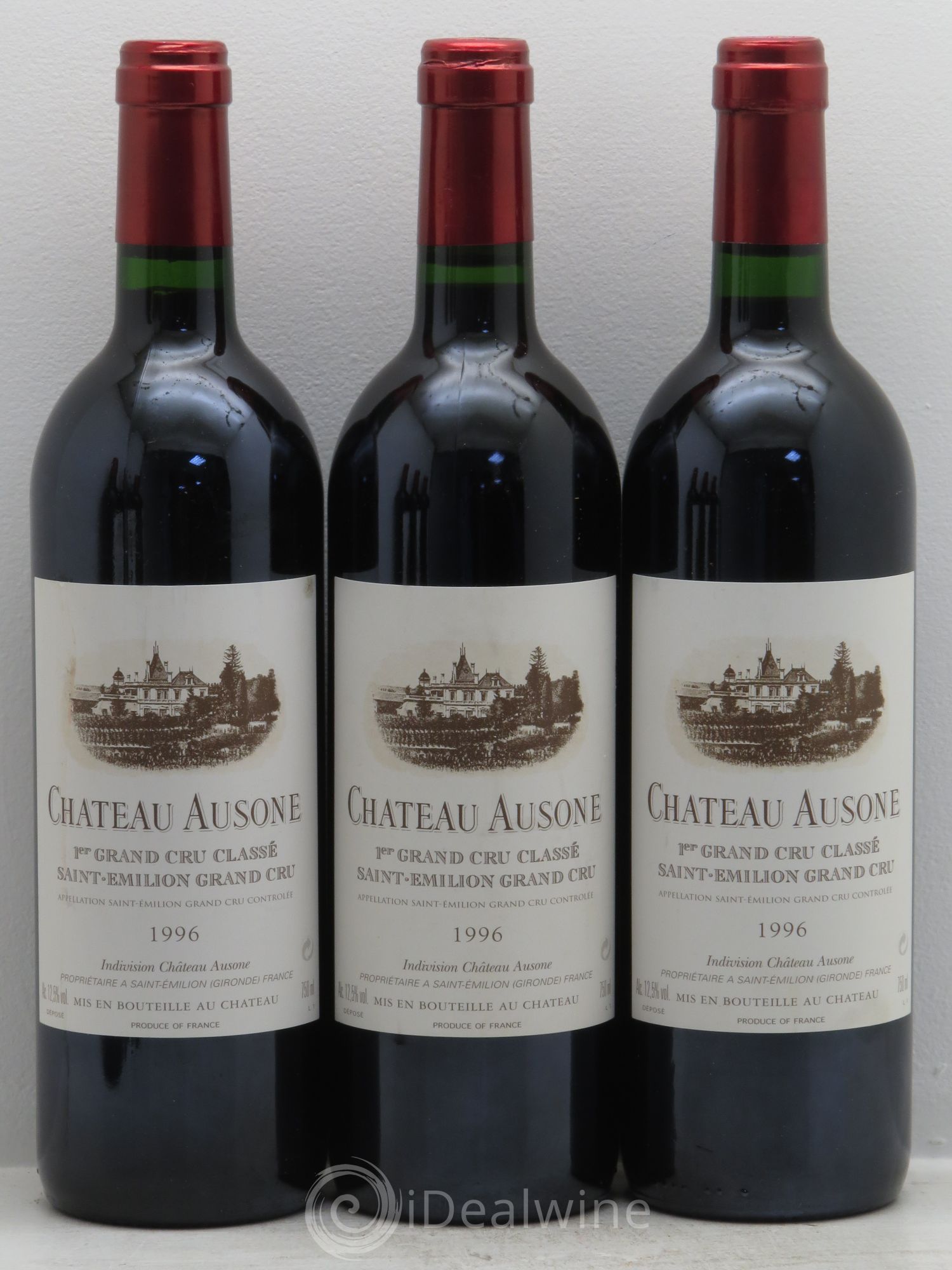 Château Ausone 1er Grand Cru Classé A 1996 - Lot de 6 bouteilles - 1