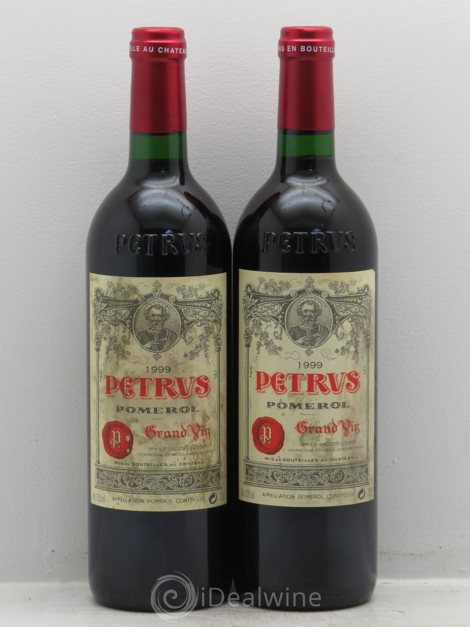 Petrus 1999 - Lot de 2 bouteilles - 0