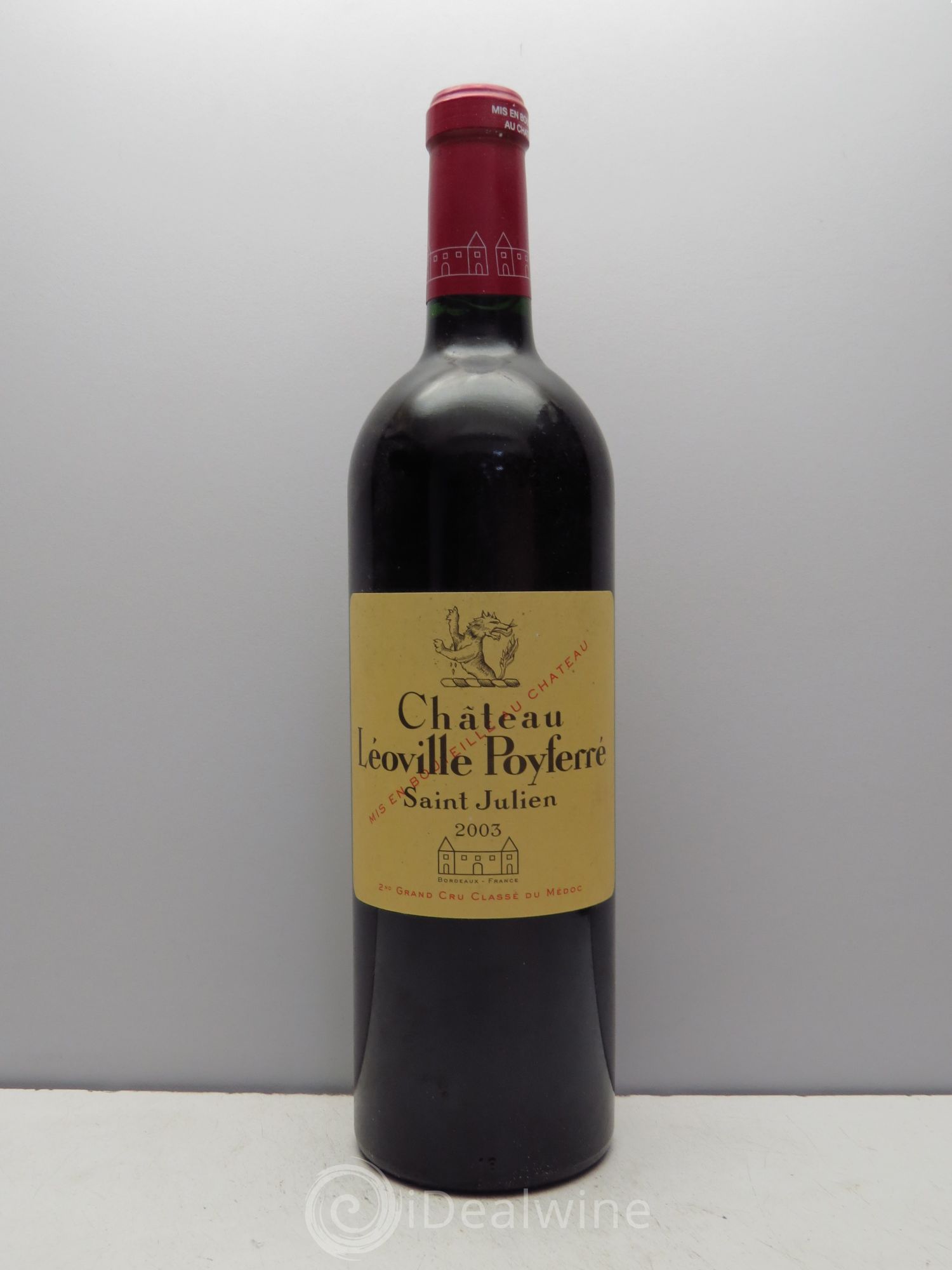 Château Léoville Poyferré 2ème Grand Cru Classé 2003 - Lot de 1 bouteille - 0