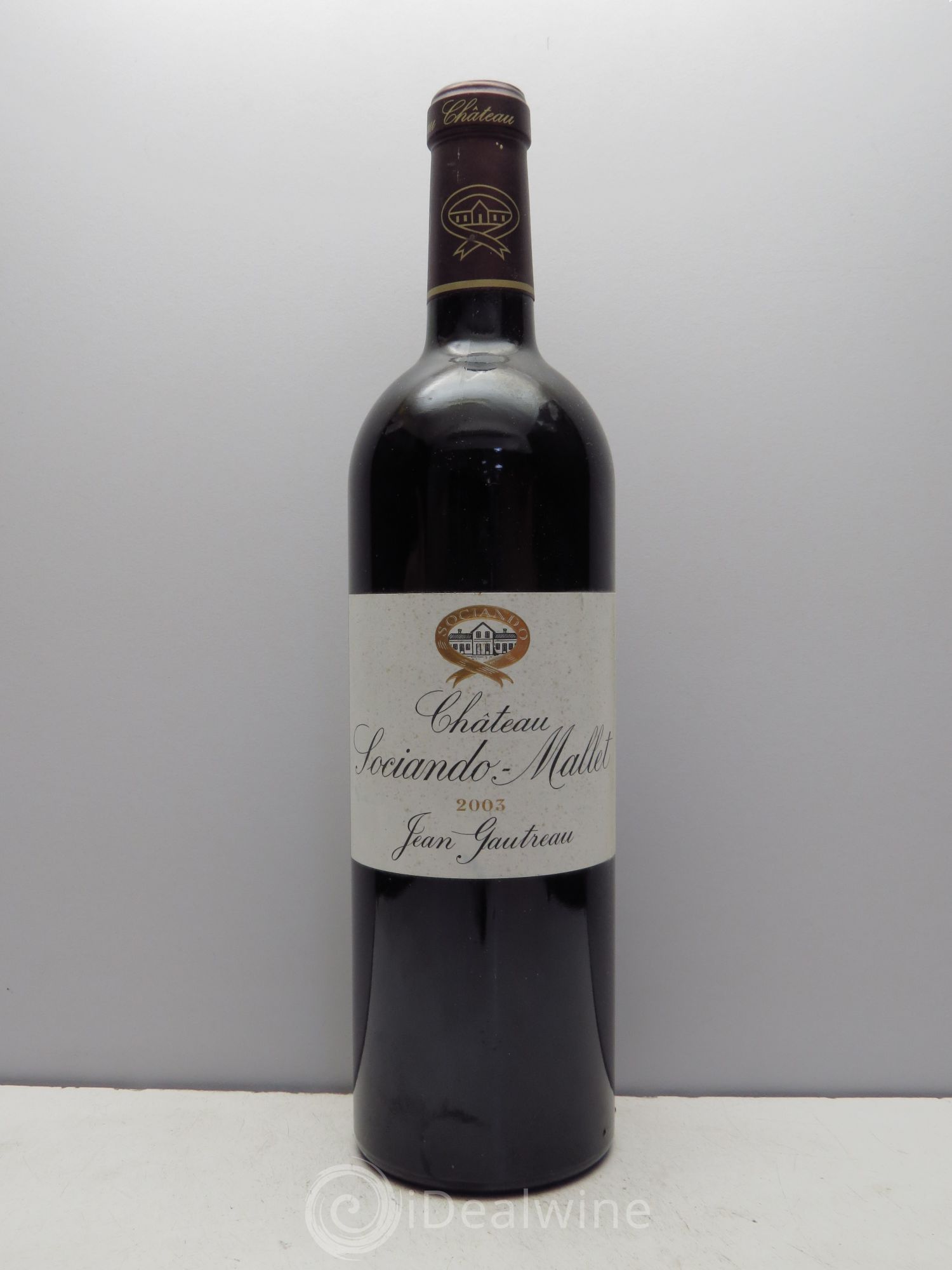 Château Sociando Mallet 2003 - Lot de 1 bouteille - 0