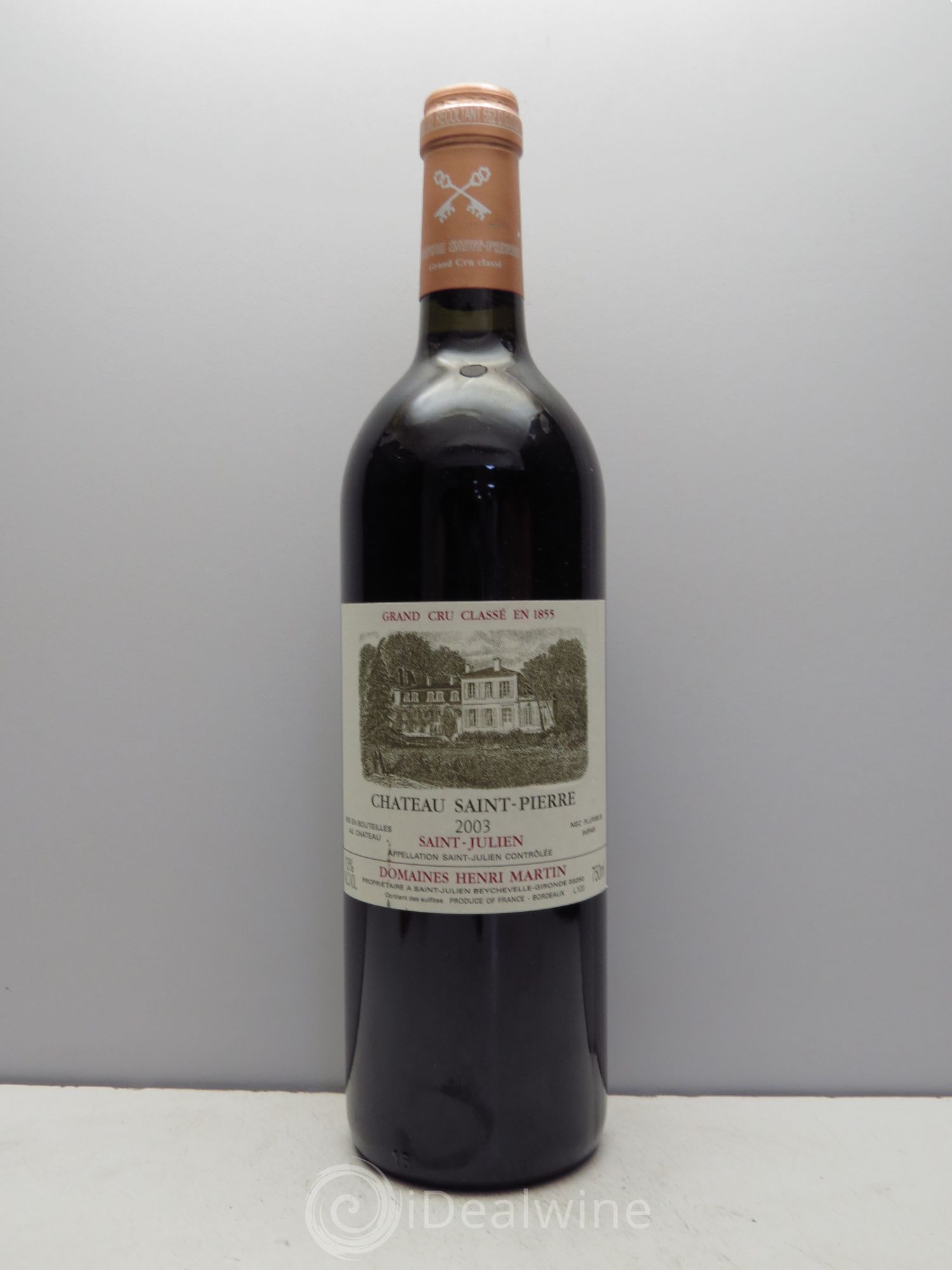 Château Saint-Pierre 4ème Grand Cru Classé 2003 - Lot de 1 bouteille - 0