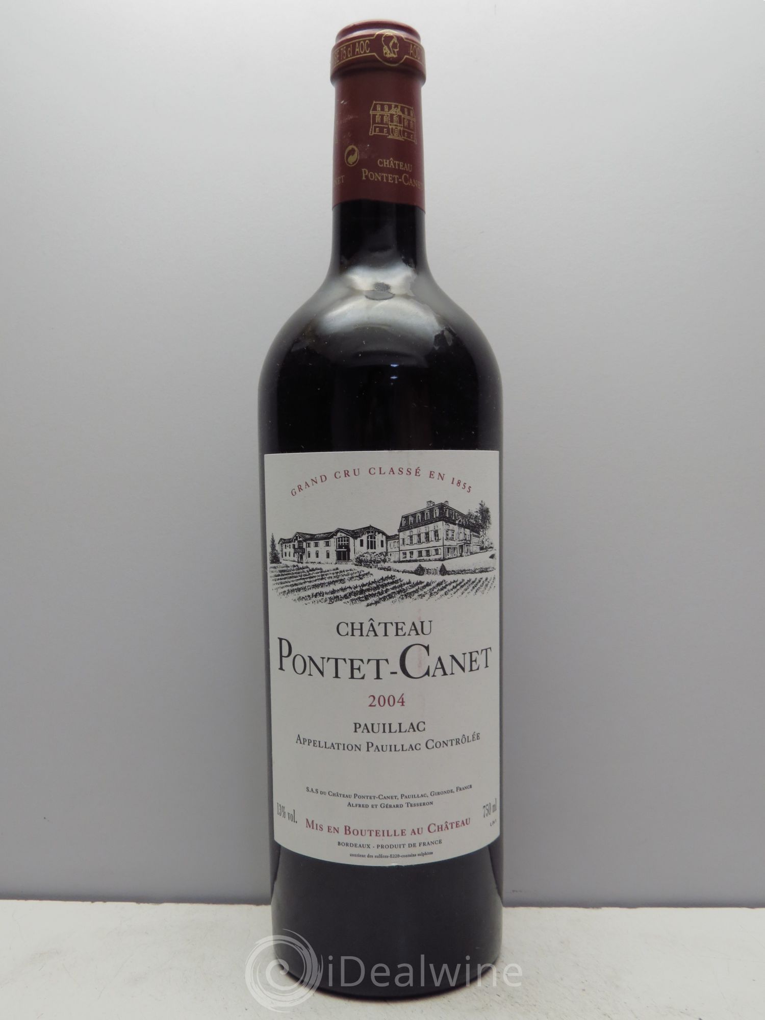 Château Pontet Canet 5ème Grand Cru Classé 2004 - Lot de 1 bouteille - 0