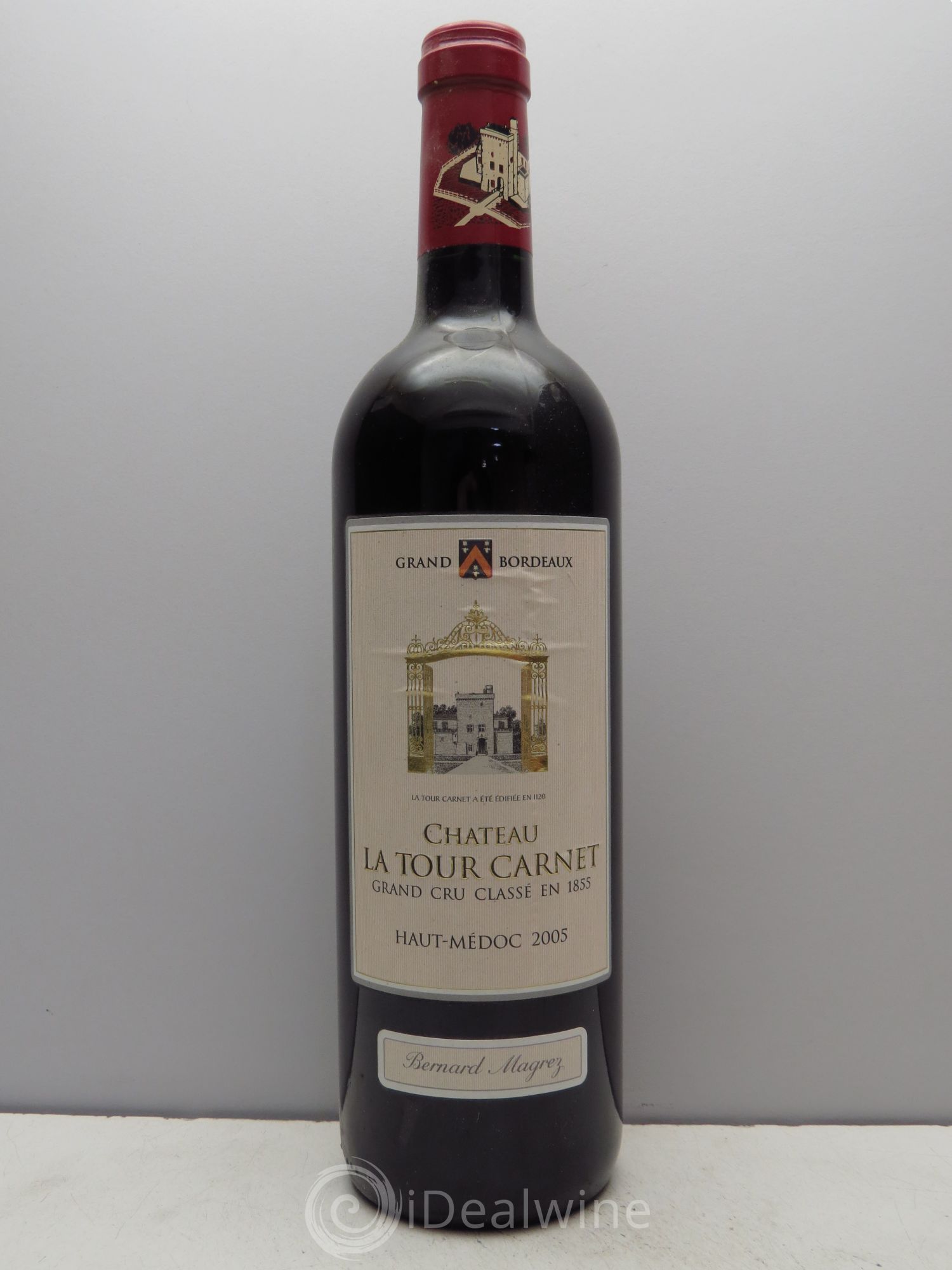Château la Tour Carnet 4ème Grand Cru Classé 2005 - Lot de 1 bouteille - 0