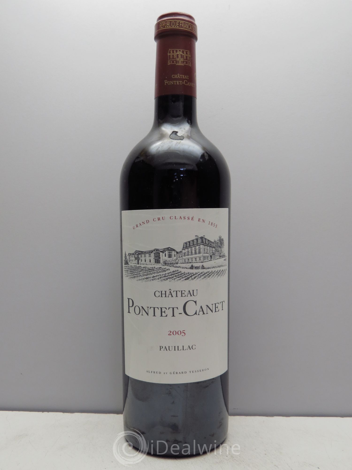 Château Pontet Canet 5ème Grand Cru Classé 2005 - Lot de 1 bouteille - 0