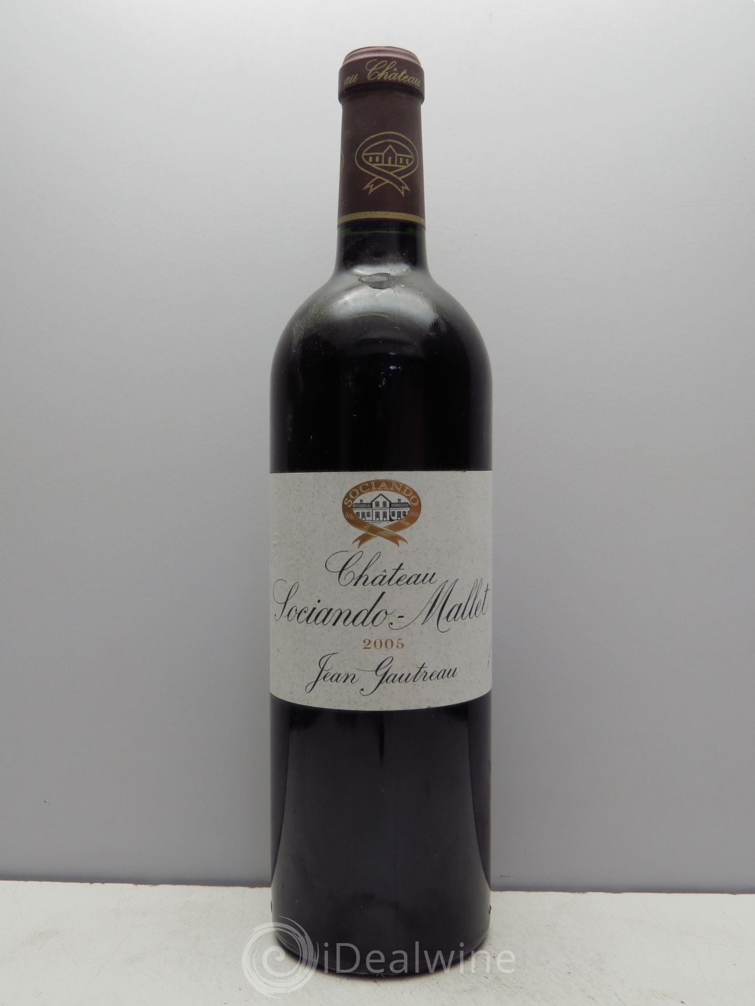 Château Sociando Mallet 2005 - Lot de 1 bouteille - 0