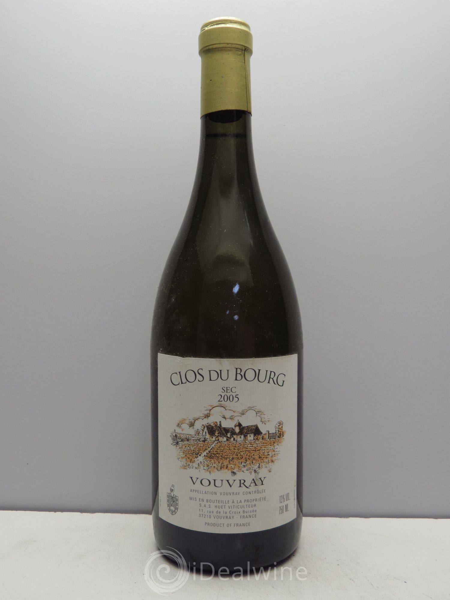 Vouvray Clos du Bourg Sec Domaine Huet 2005 - Lot de 1 bouteille - 0