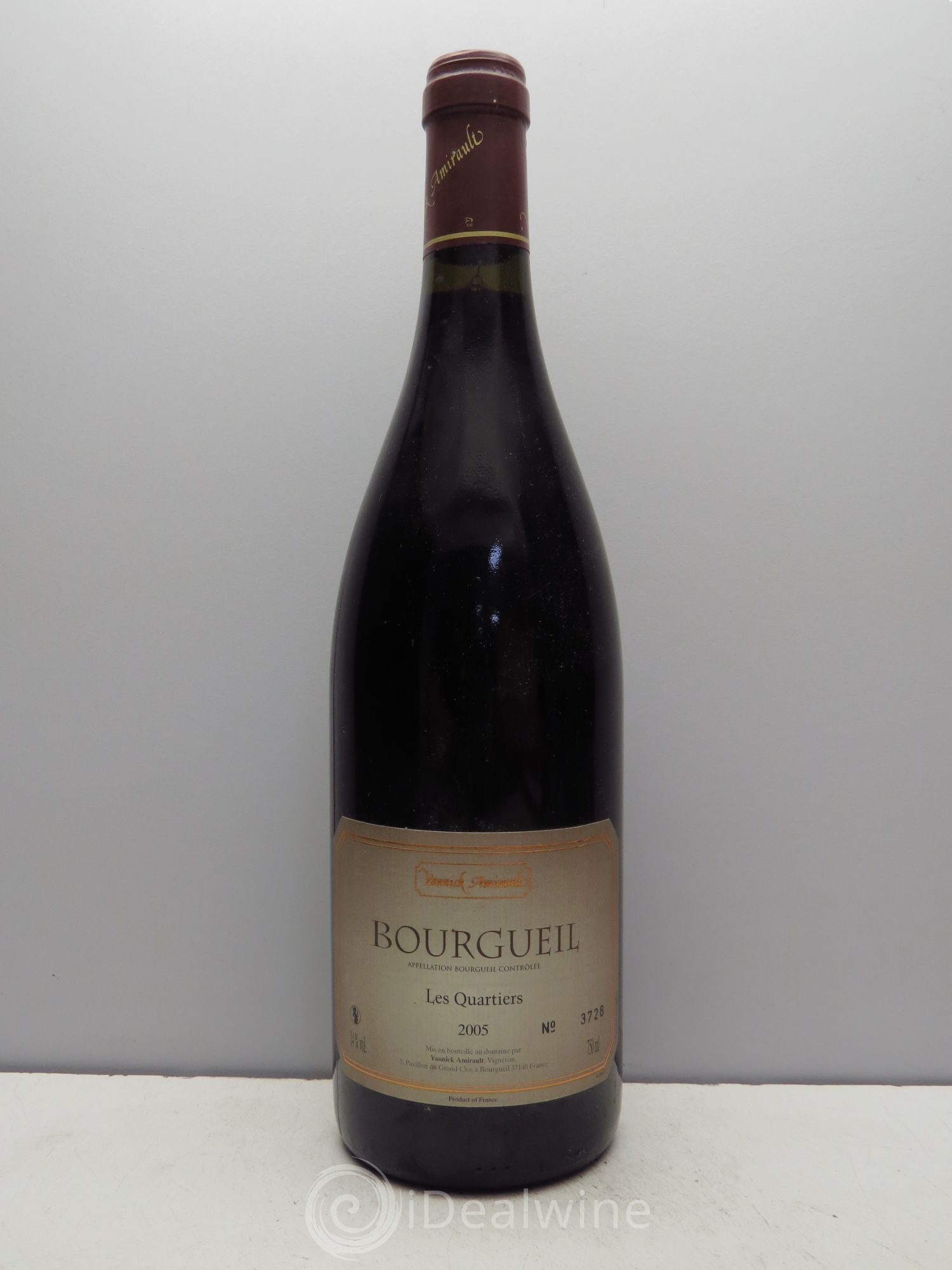 Bourgueil Les Quartiers Yannick Amirault (Domaine) 2005 - Lot de 1 bouteille - 0