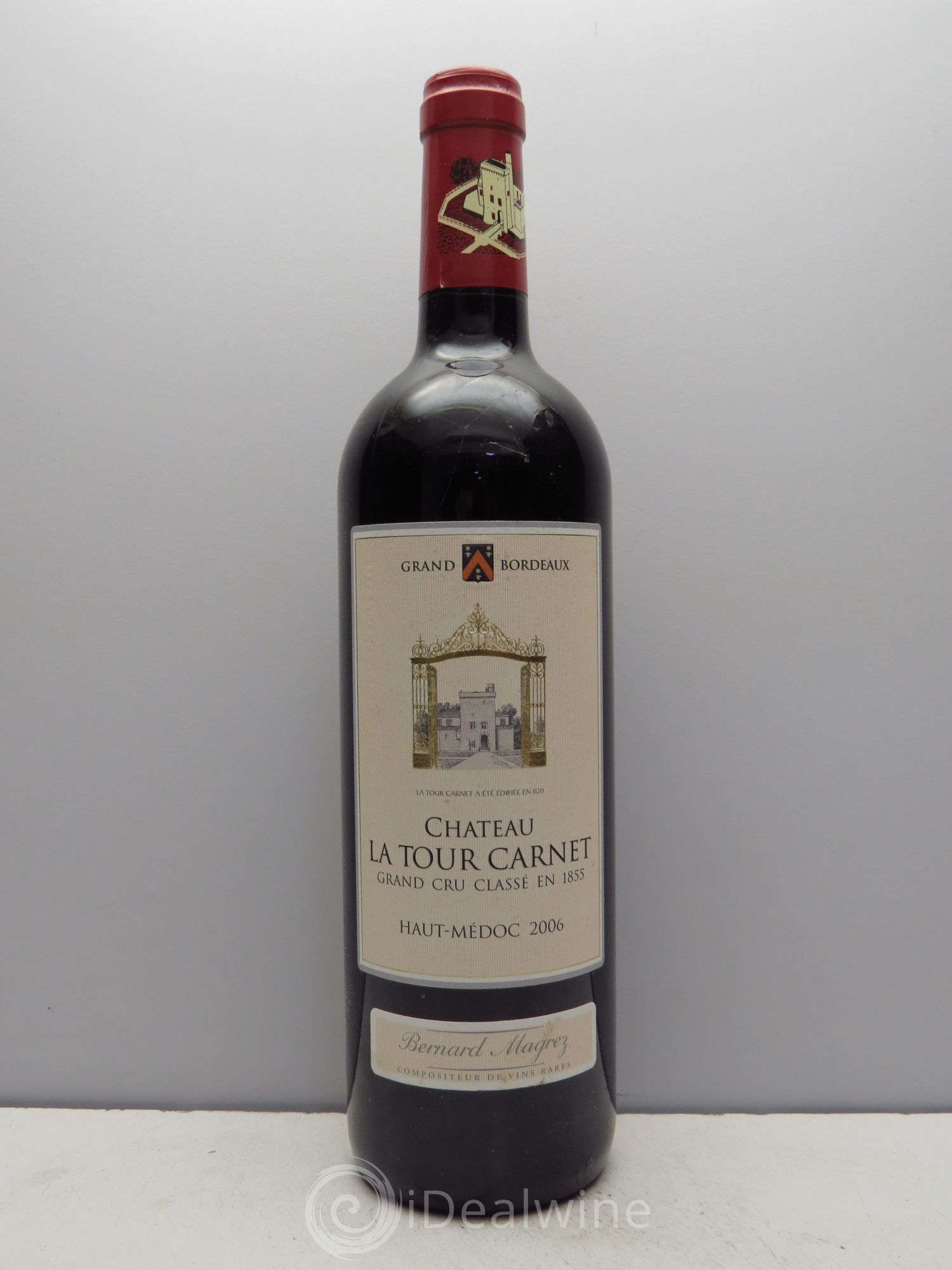 Château la Tour Carnet 4ème Grand Cru Classé 2006 - Lot de 1 bouteille - 0