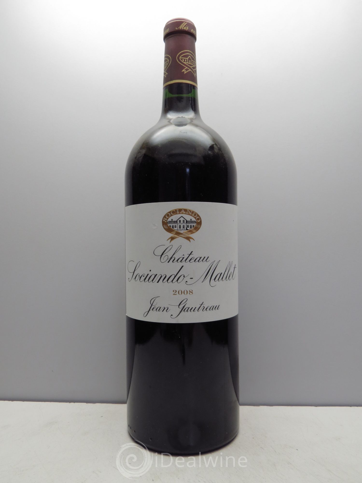 Château Sociando Mallet 2008 - Lot de 1 magnum - 0