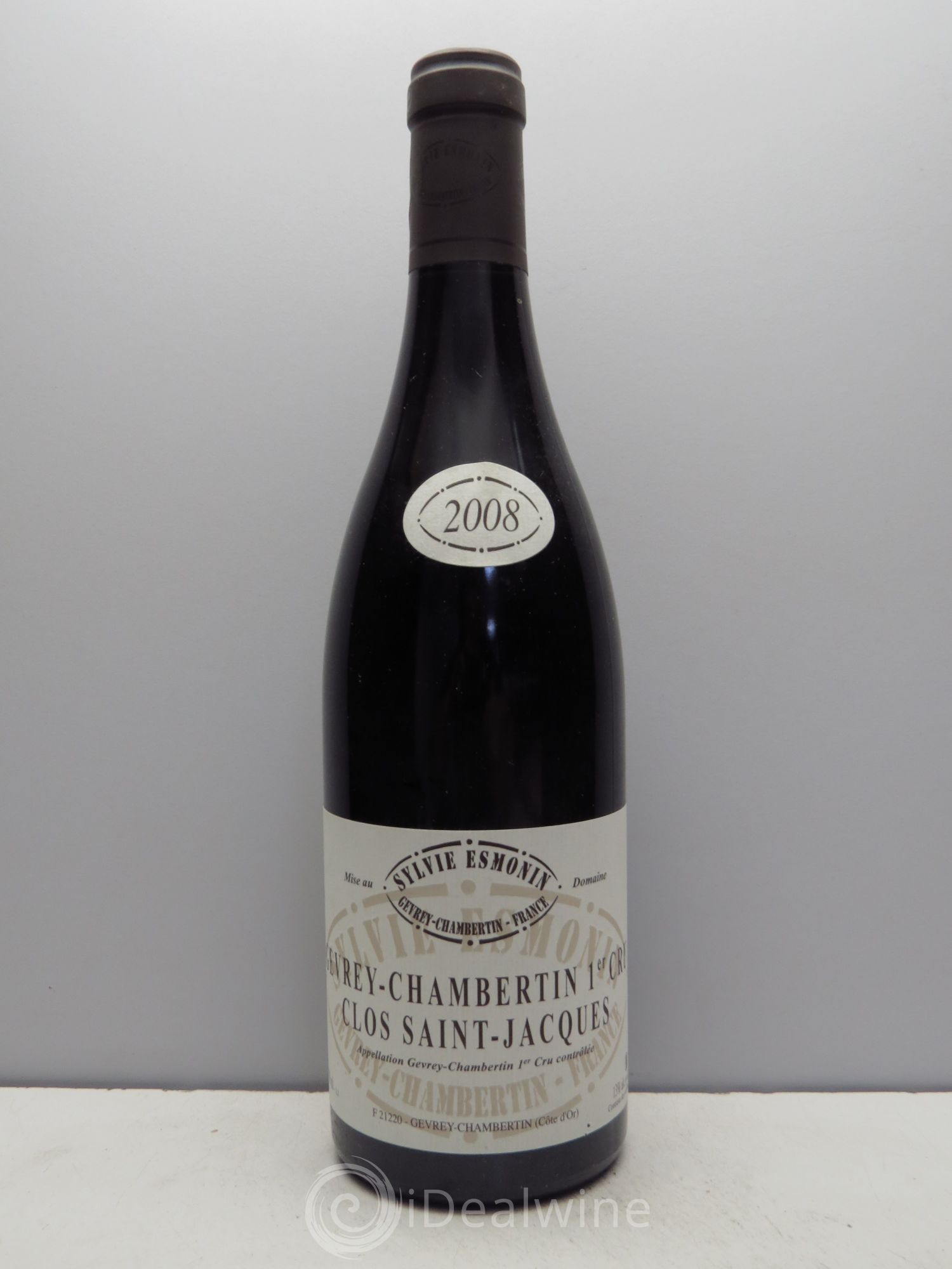 Gevrey-Chambertin 1er Cru Clos Saint Jacques Sylvie Esmonin 2008 - Lot de 1 bouteille - 0
