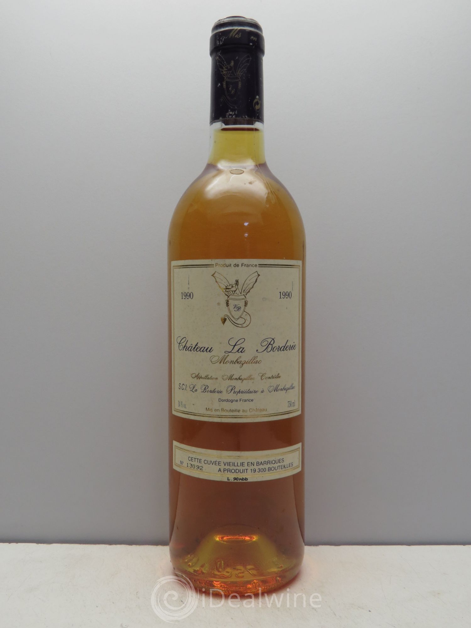 Monbazillac Château la Borderie 1990 - Posten von 1 Flasche - 0