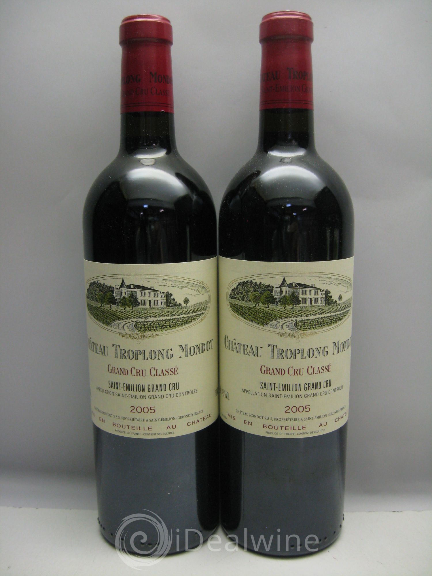 Château Troplong Mondot 1er Grand Cru Classé B 2005 - Lot de 12 bouteilles - 4