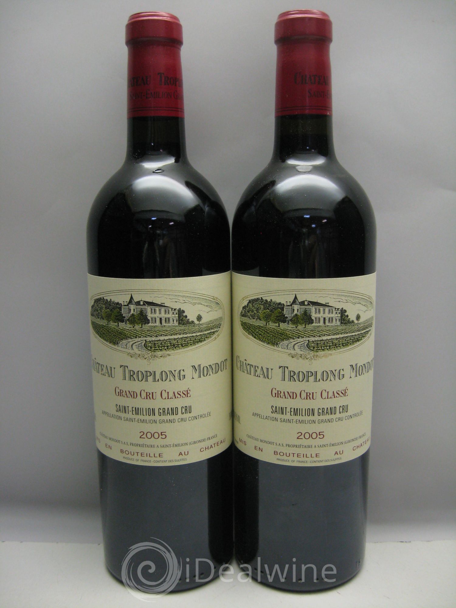 Château Troplong Mondot 1er Grand Cru Classé B 2005 - Lot de 12 bouteilles - 5
