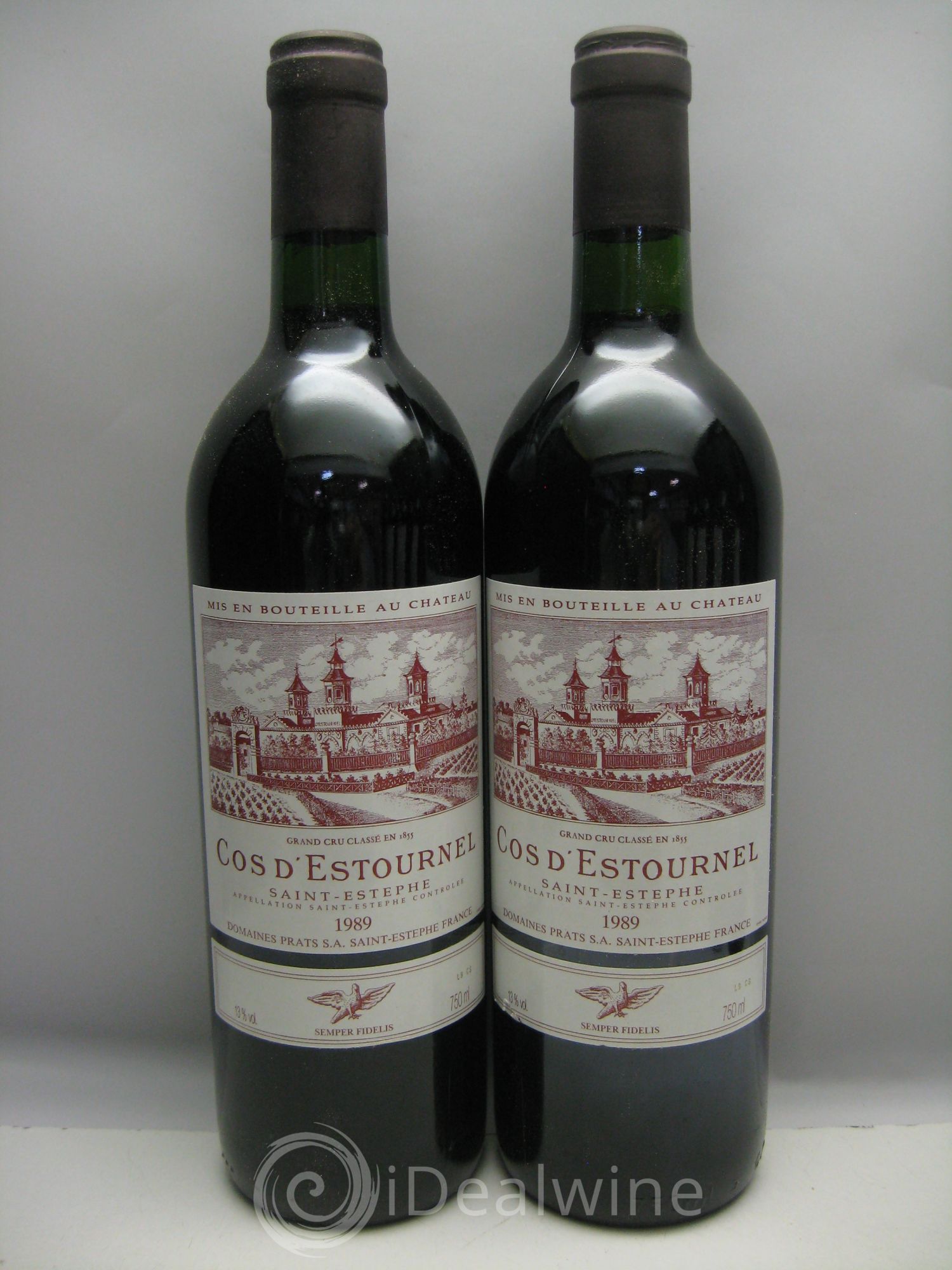 Cos d'Estournel 2ème Grand Cru Classé 1989 - Lot de 12 bouteilles - 0